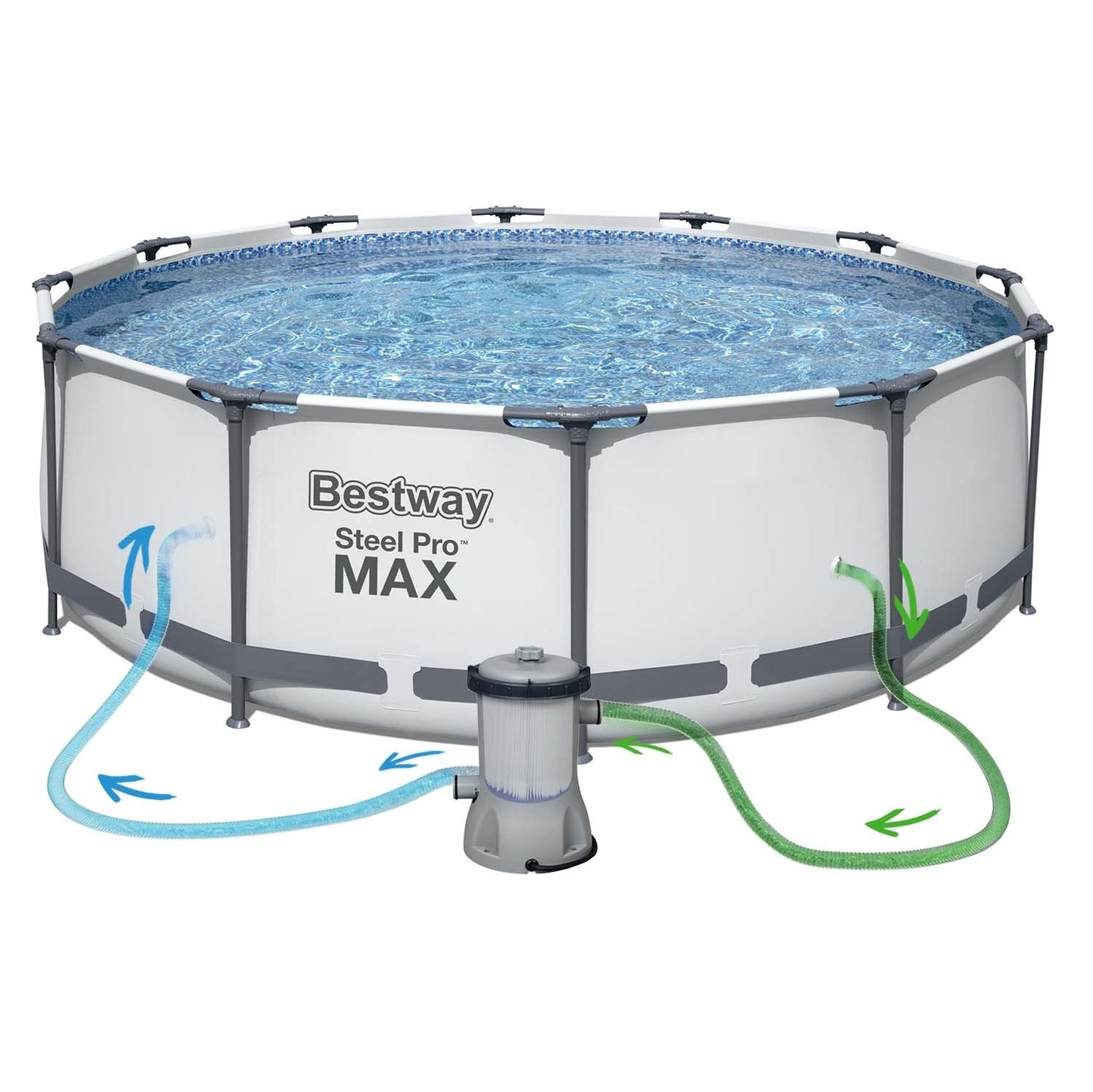 Frame garden pool 366 x 100 cm 10in1 Bestway 56418