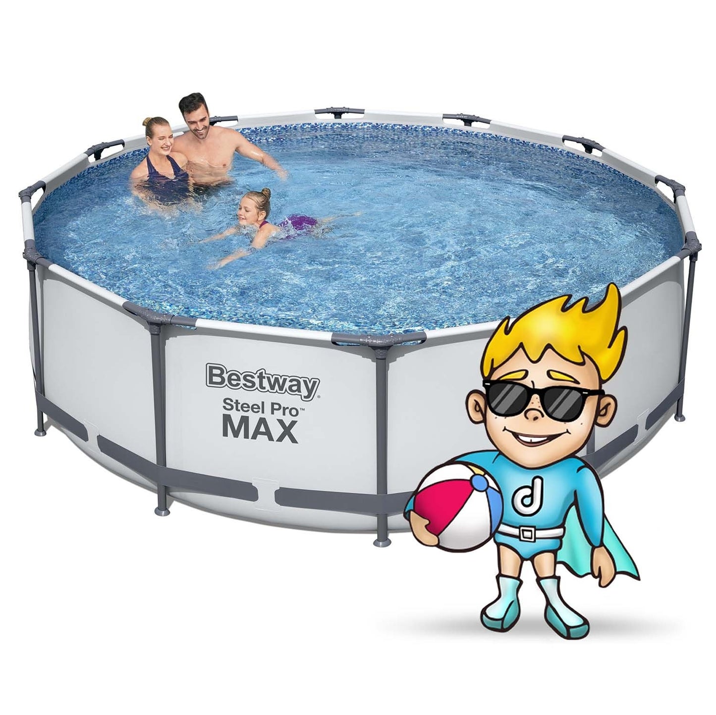 Frame garden pool 366 x 100 cm 17in1 Bestway 56418