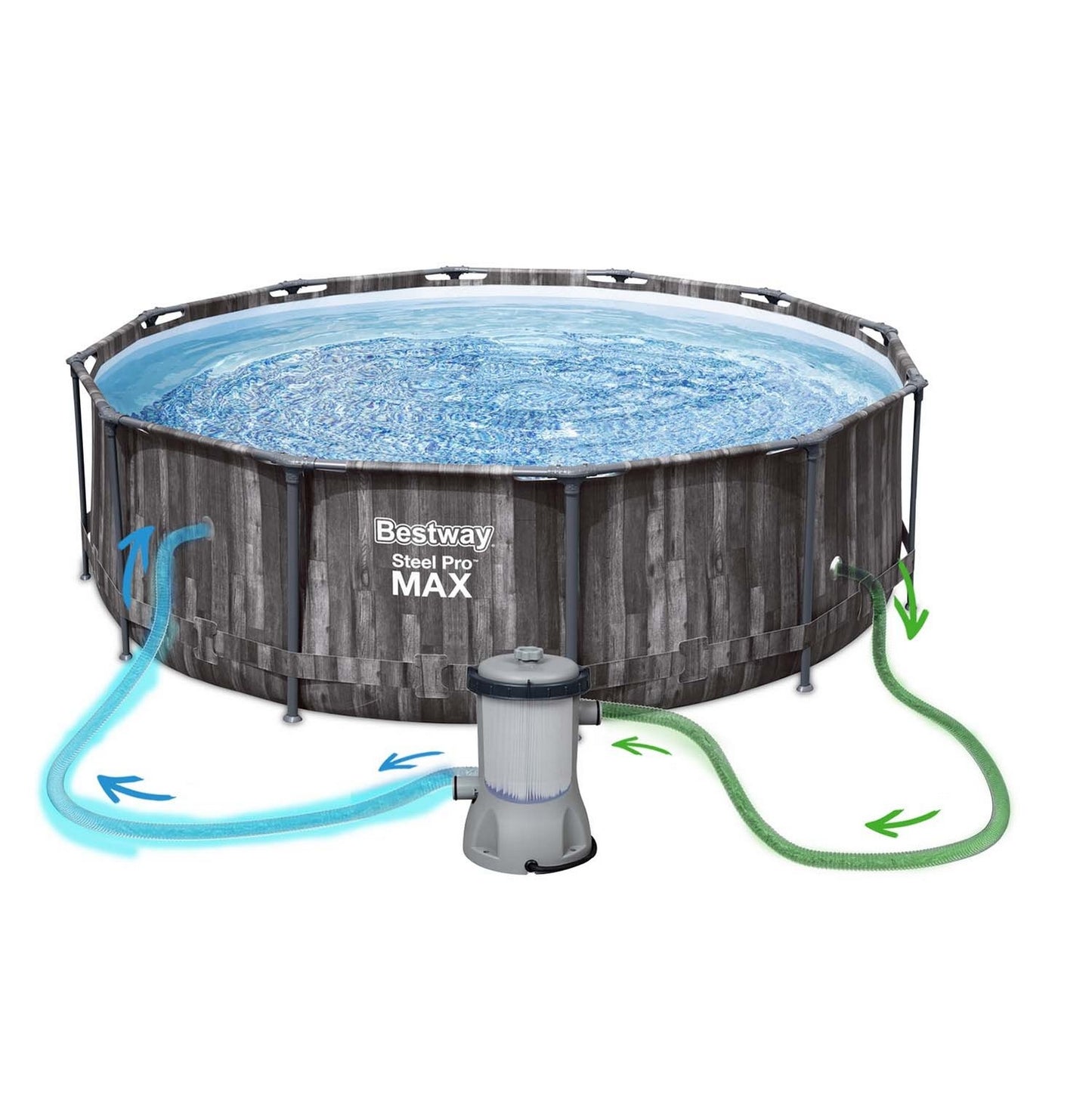 Frame garden pool 366 x 100 cm 18in1 Bestway 5614X