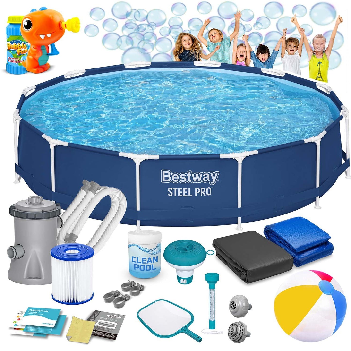 Frame garden pool 366 x 76 cm 16 in 1 Bestway 56681