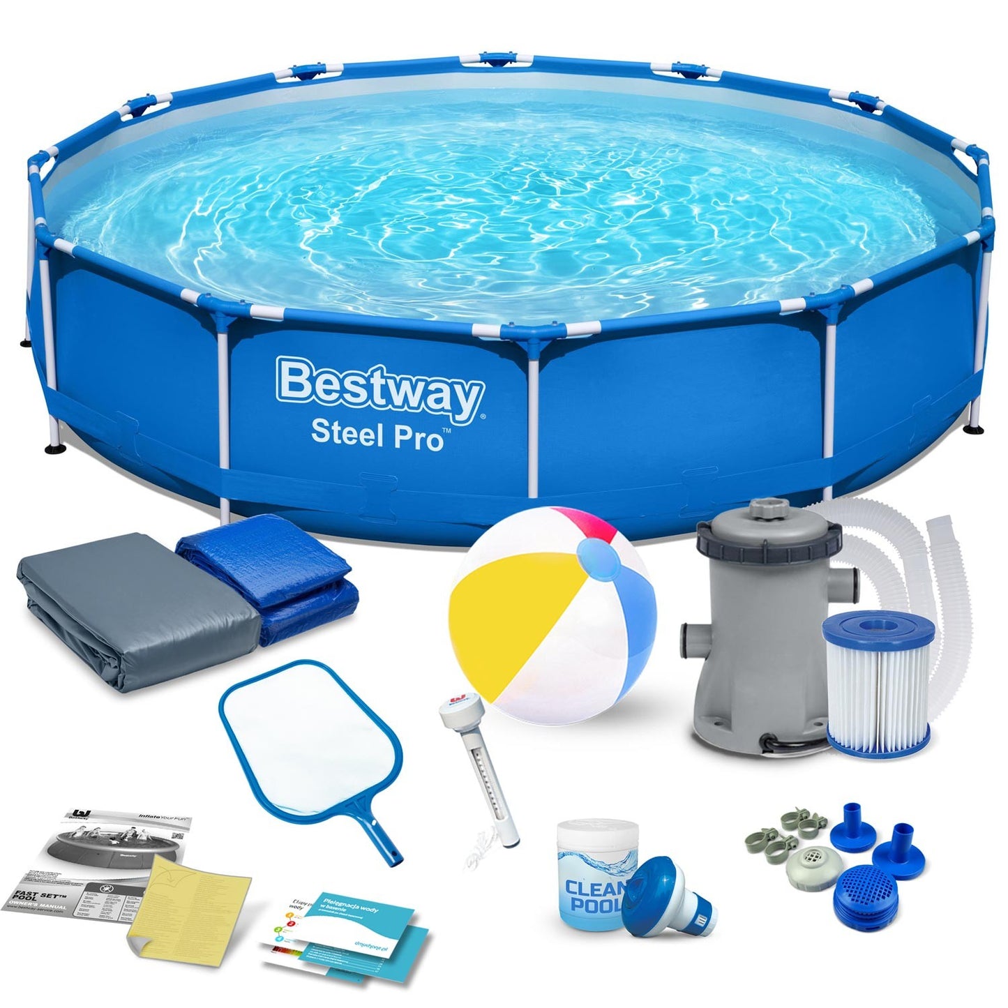 Frame garden pool 366 x 76 cm 16in1 Bestway 56681
