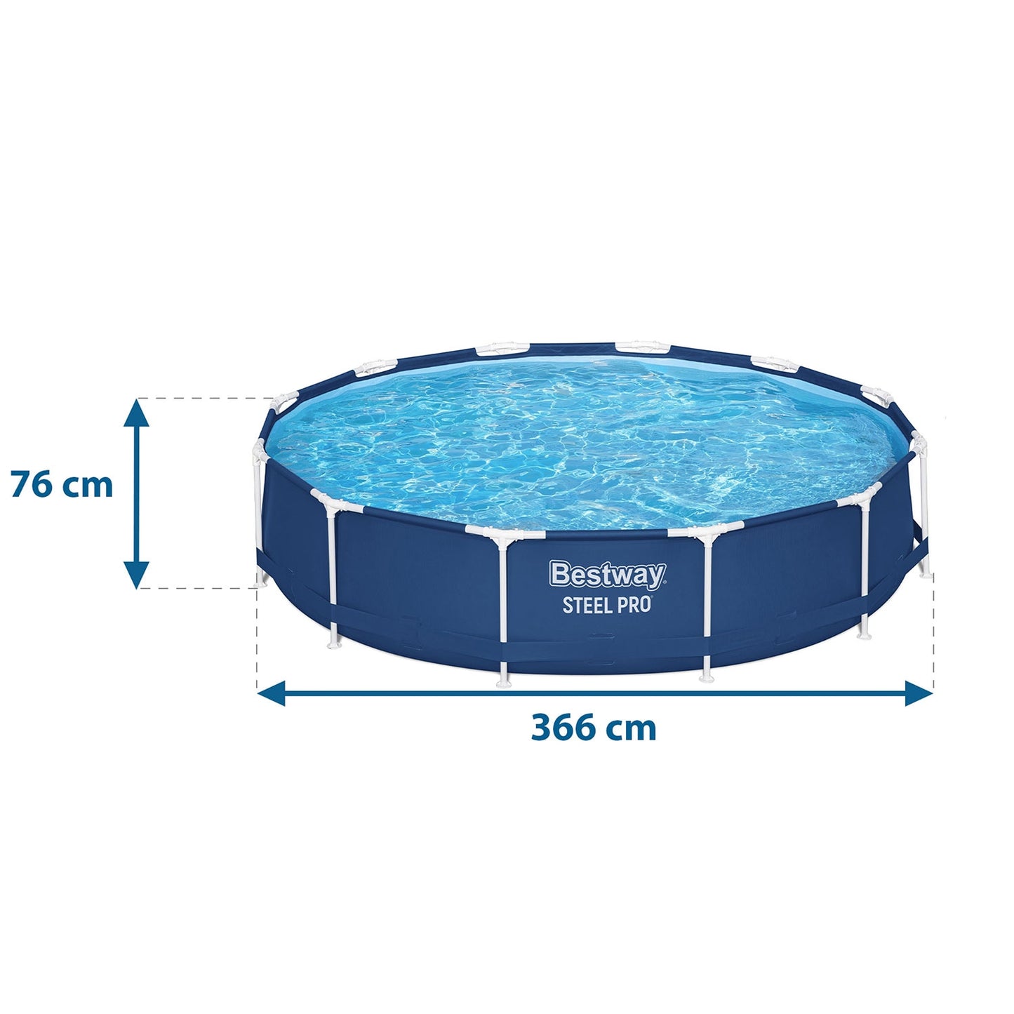 Frame garden pool 366 x 76 cm 16 in 1 Bestway 56681