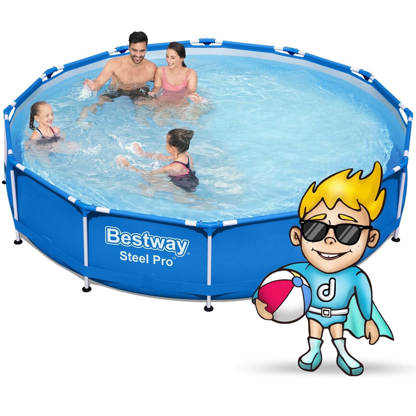 Frame garden pool 366 x 76 cm 16in1 Bestway 56681