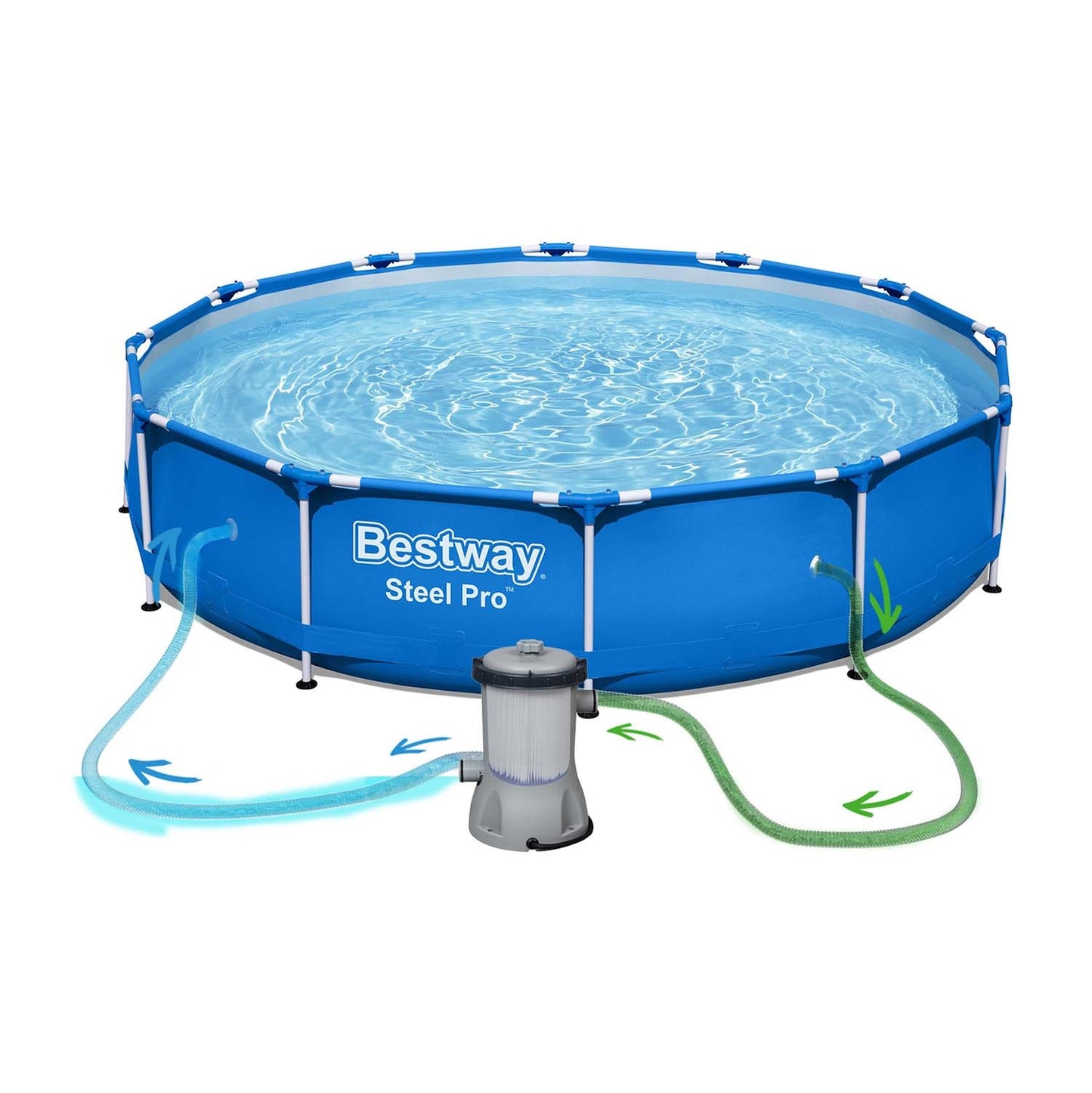 Frame garden pool 366 x 76 cm 16in1 Bestway 56681