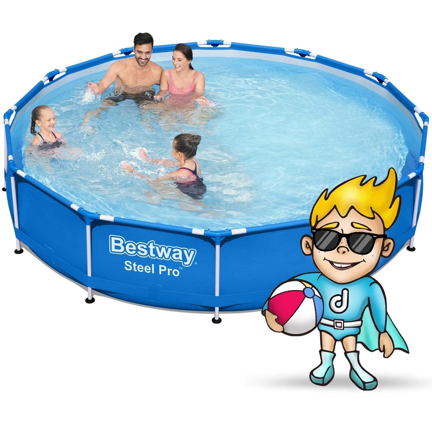 Frame garden pool 366 x 76 cm 16in1 Bestway 56706