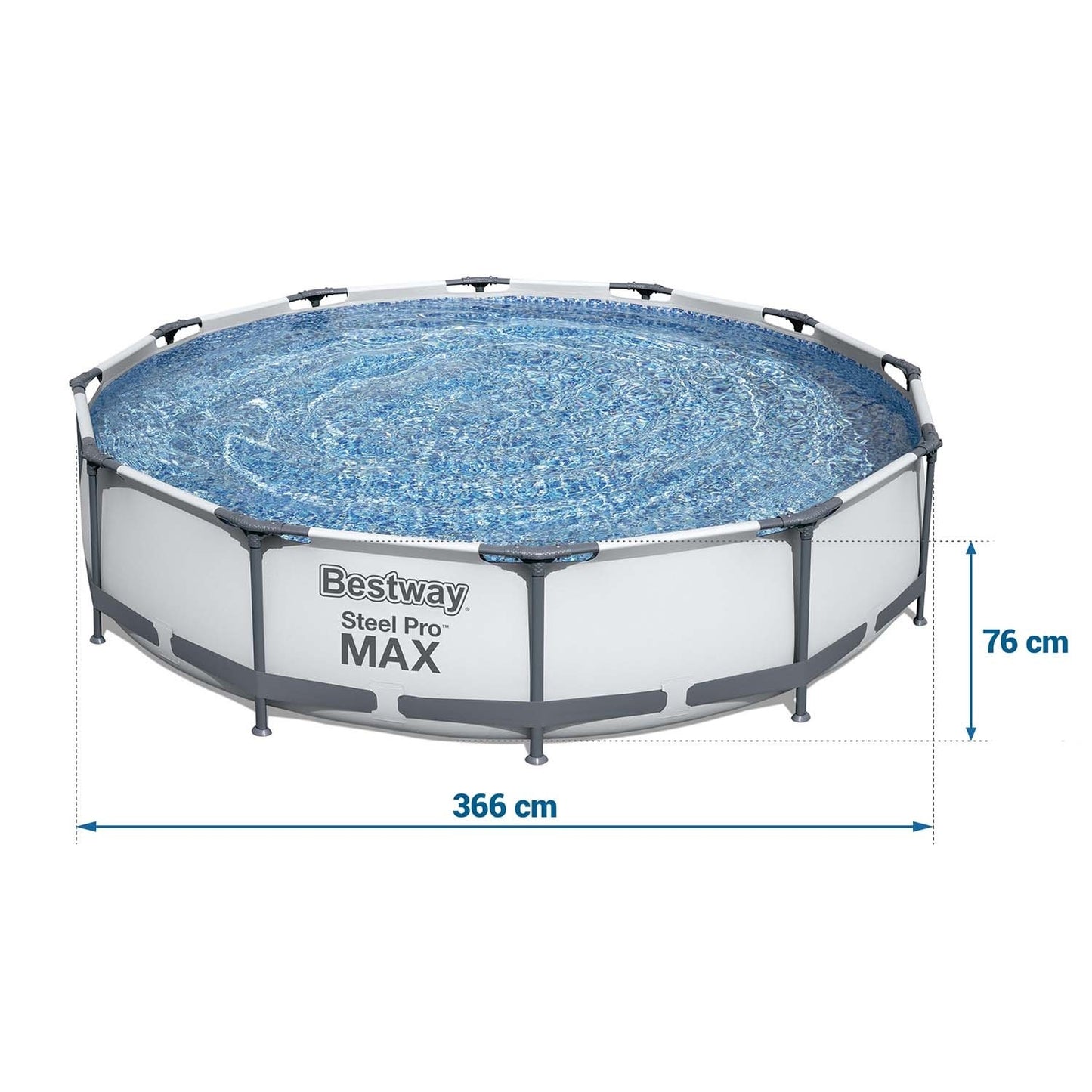 Frame garden pool 366 x 76 cm 9 in 1 Bestway 56416