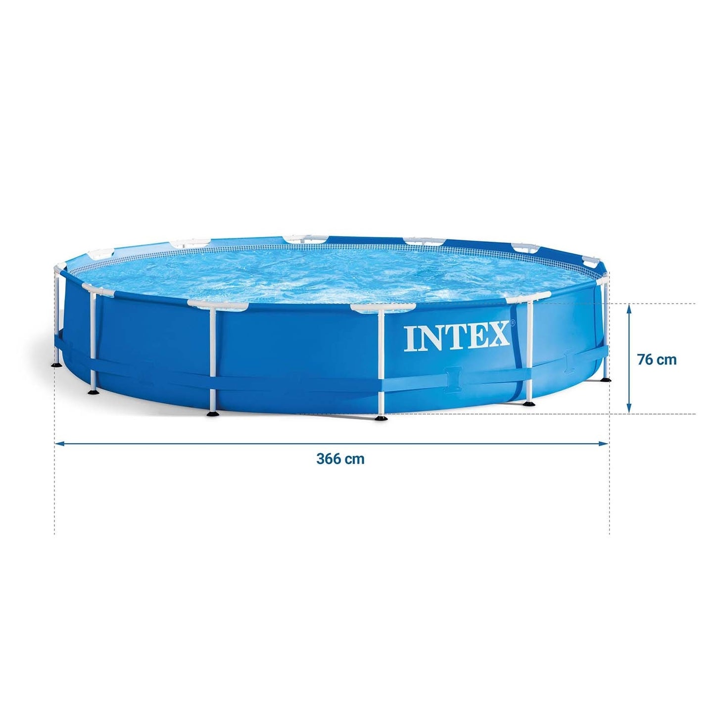 Frame garden pool 366 x 76 cm 9in1 INTEX 28212