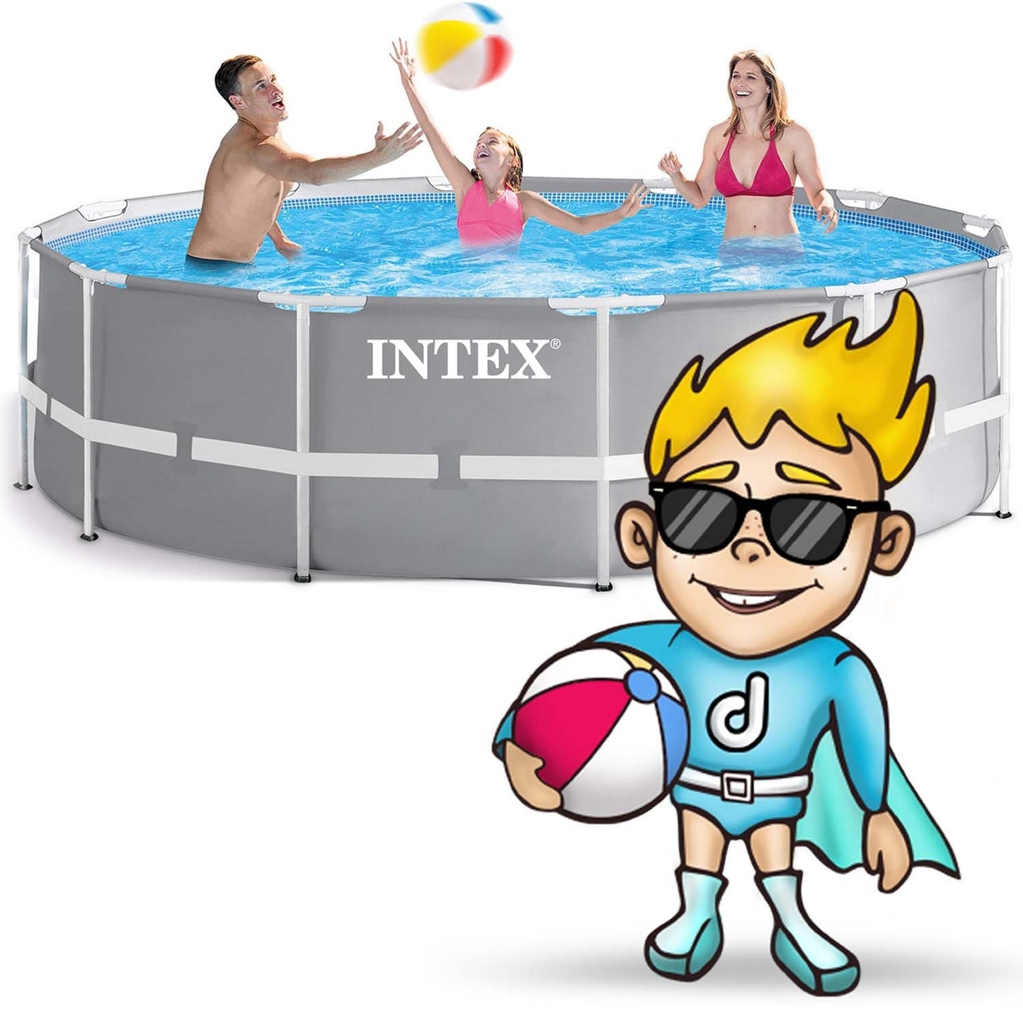 Frame garden pool 366 x 99 cm 17in1 INTEX 26716
