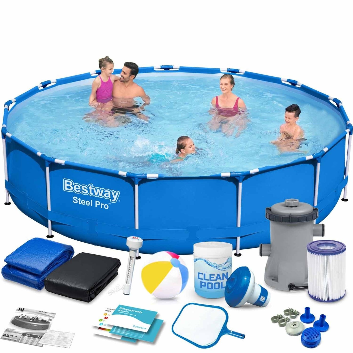 Frame garden pool 396 x 84 cm 16in1 Bestway 5612E