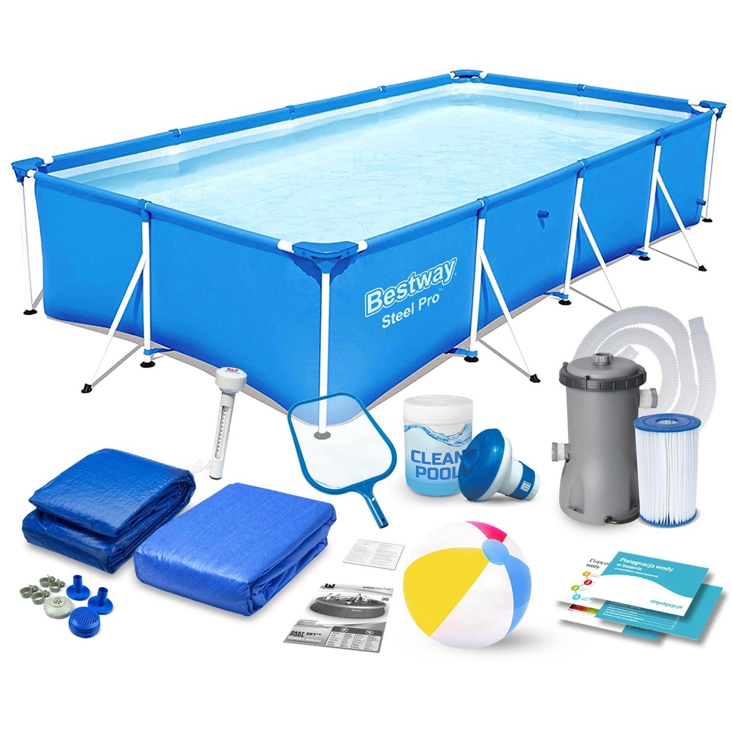 Frame garden pool 400 x 211 x 81 cm 15in1 Bestway 56405