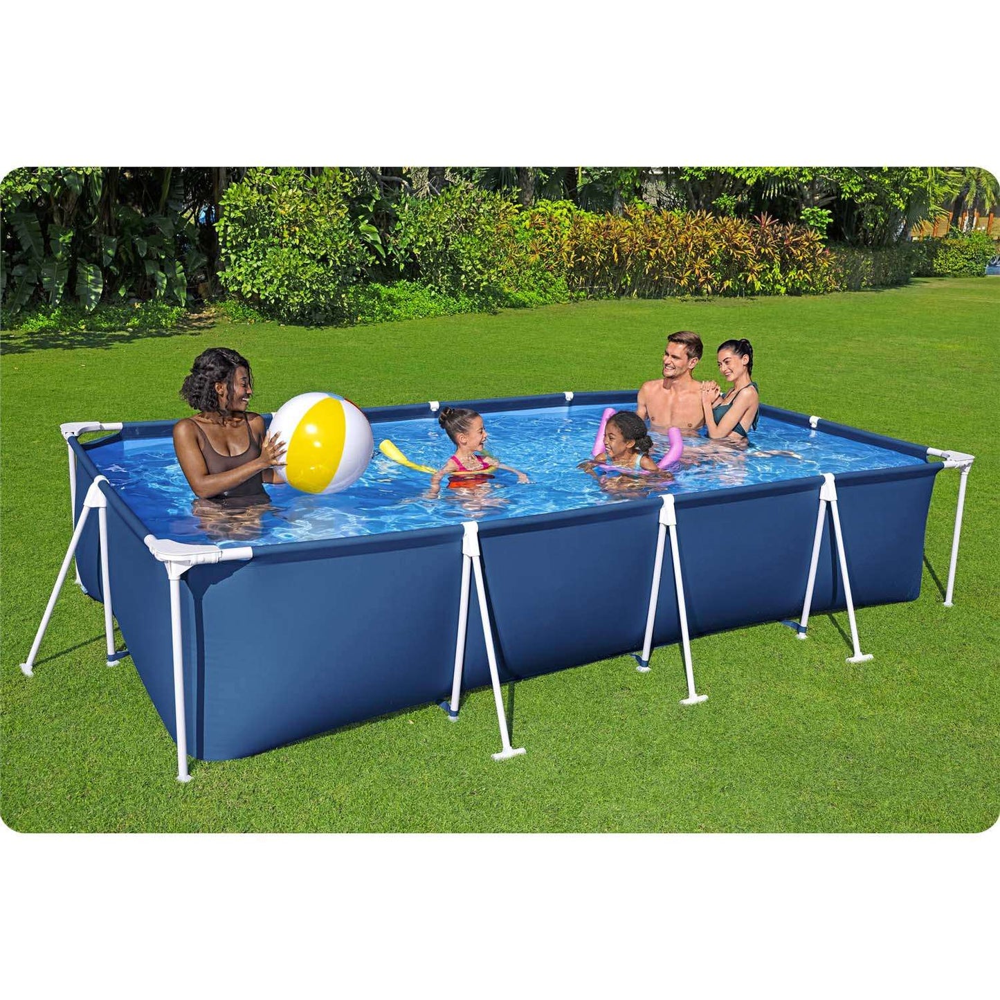 Frame garden pool 400 x 211 x 81 cm 15in1 Bestway 56405N