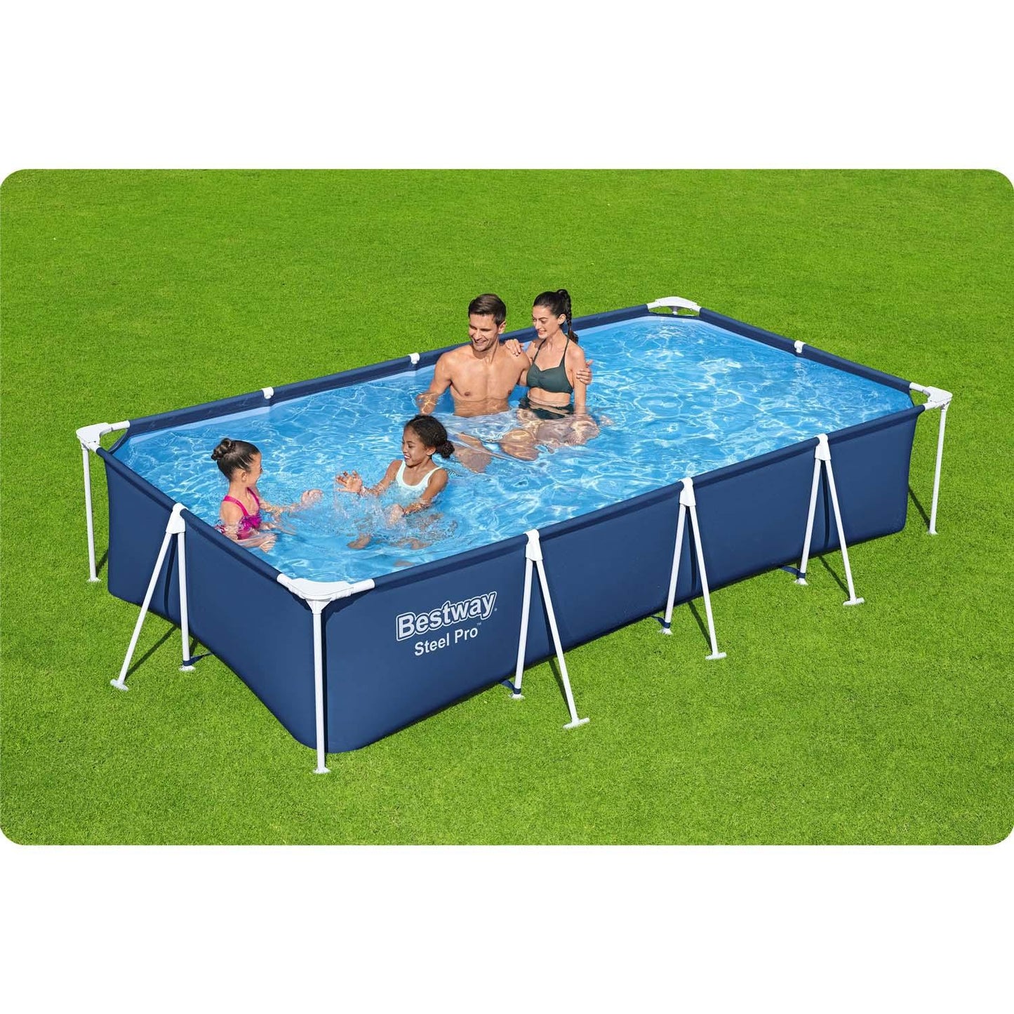 Frame garden pool 400 x 211 x 81 cm 15in1 Bestway 56405N