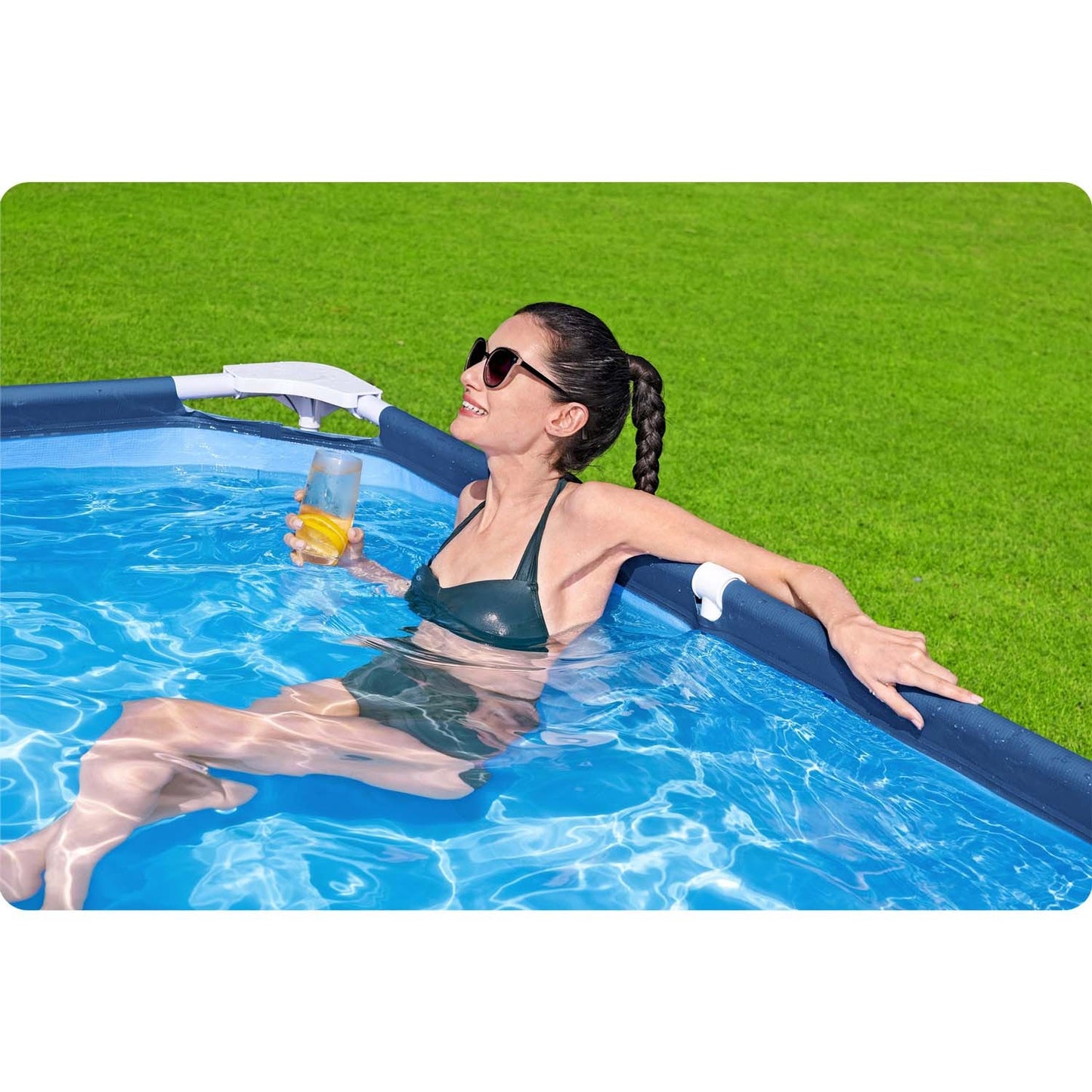Frame garden pool 400 x 211 x 81 cm 15in1 Bestway 56405N
