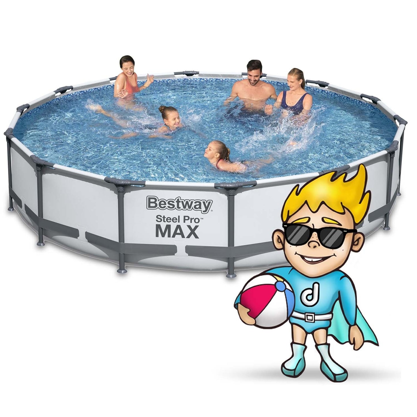 Frame garden pool 427 x 84 cm 17in1 Bestway 56595