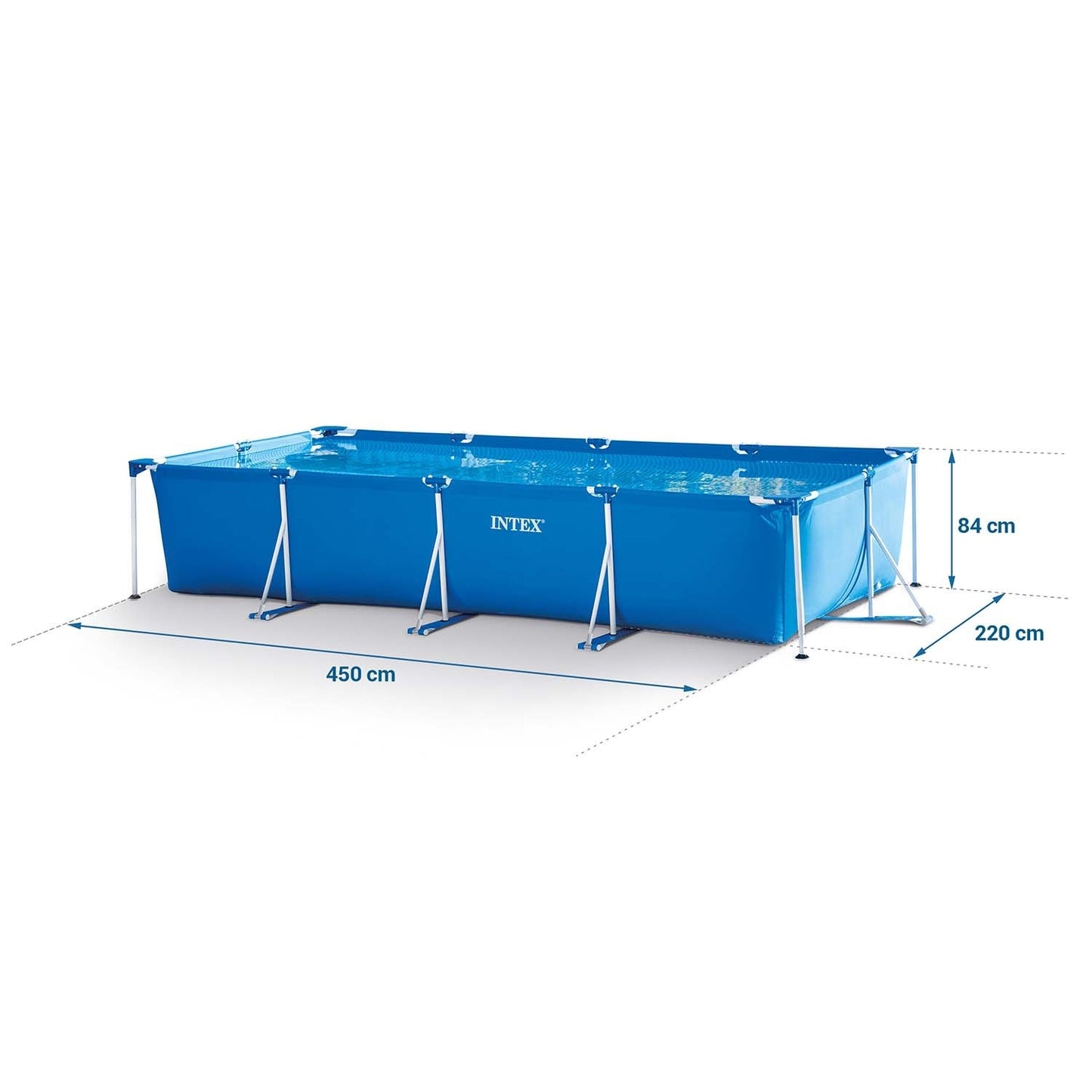 Frame pool 450x220x84cm 10in1 Intex 28274