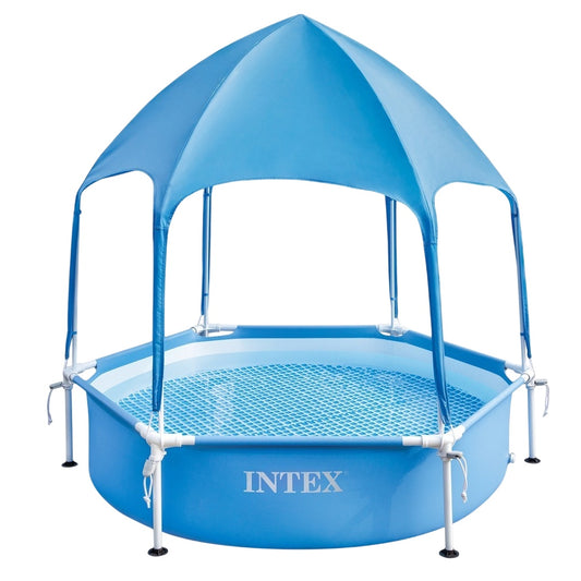 Frame swimming pool for children with roof 183 x 38 cm INTEX 28209