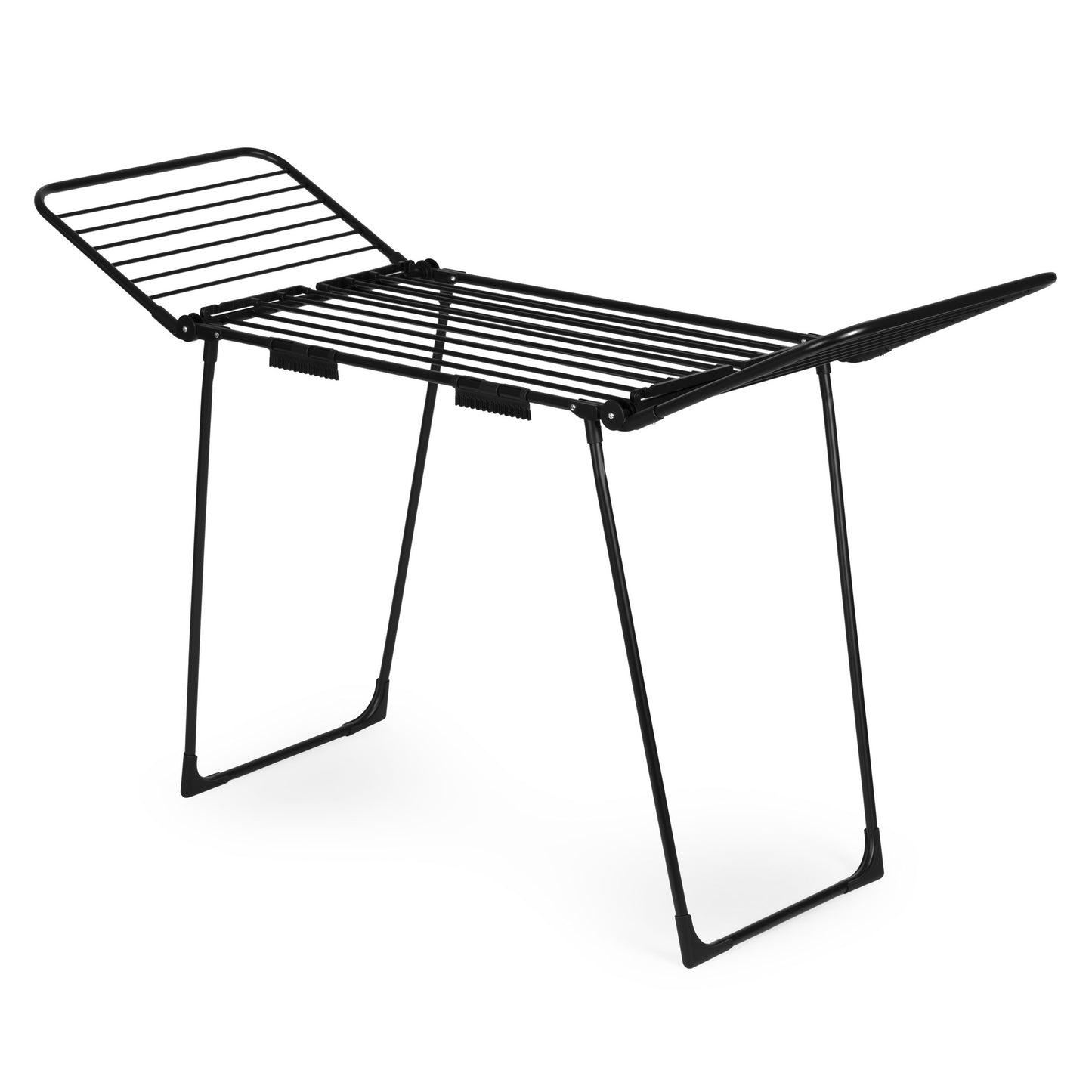 Freestanding Clothes Drying Rack, 25m, Foldable, Black
