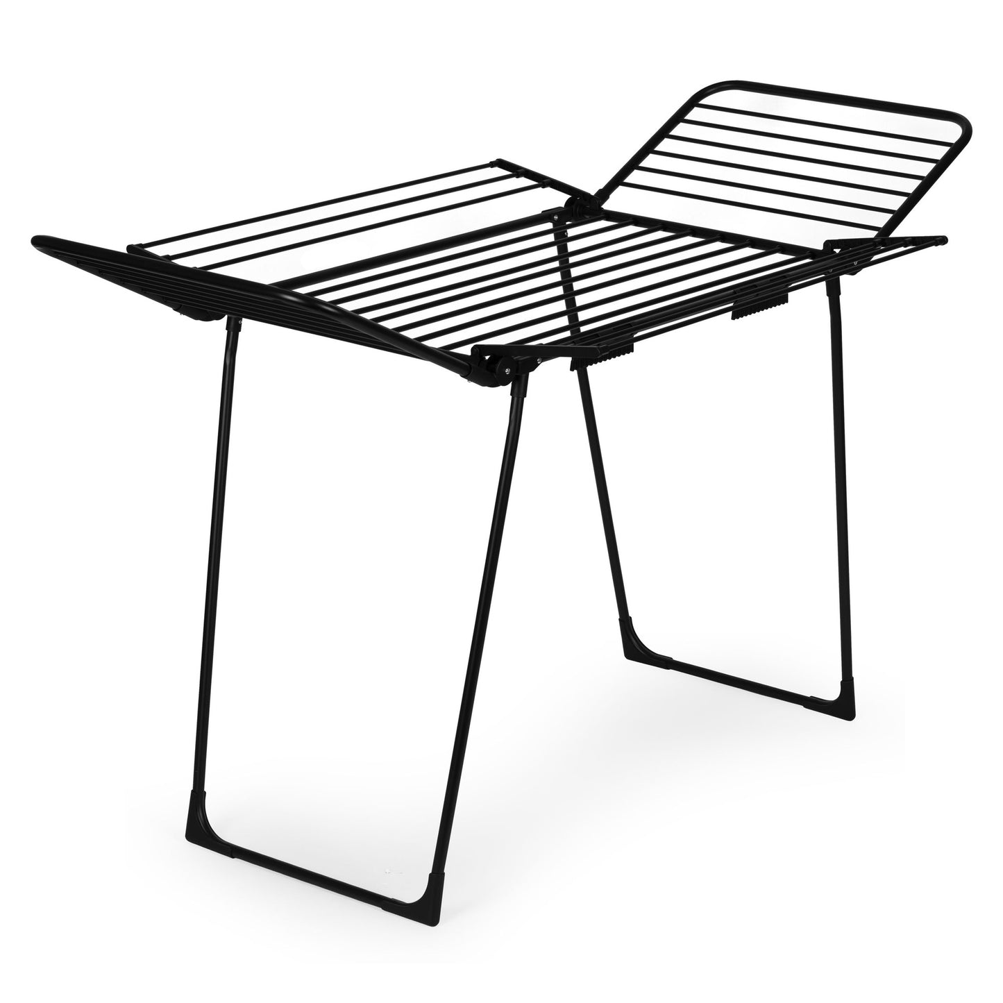 Freestanding Clothes Drying Rack, 25m, Foldable, Black