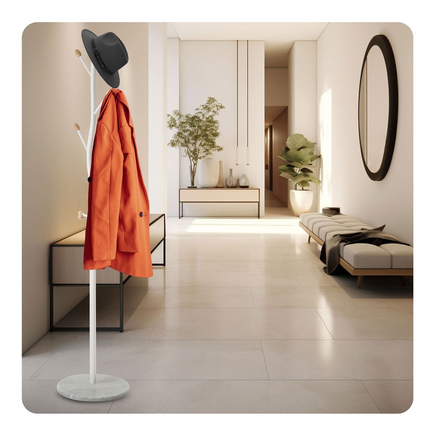 Freestanding Clothes Hanger Massido 684001