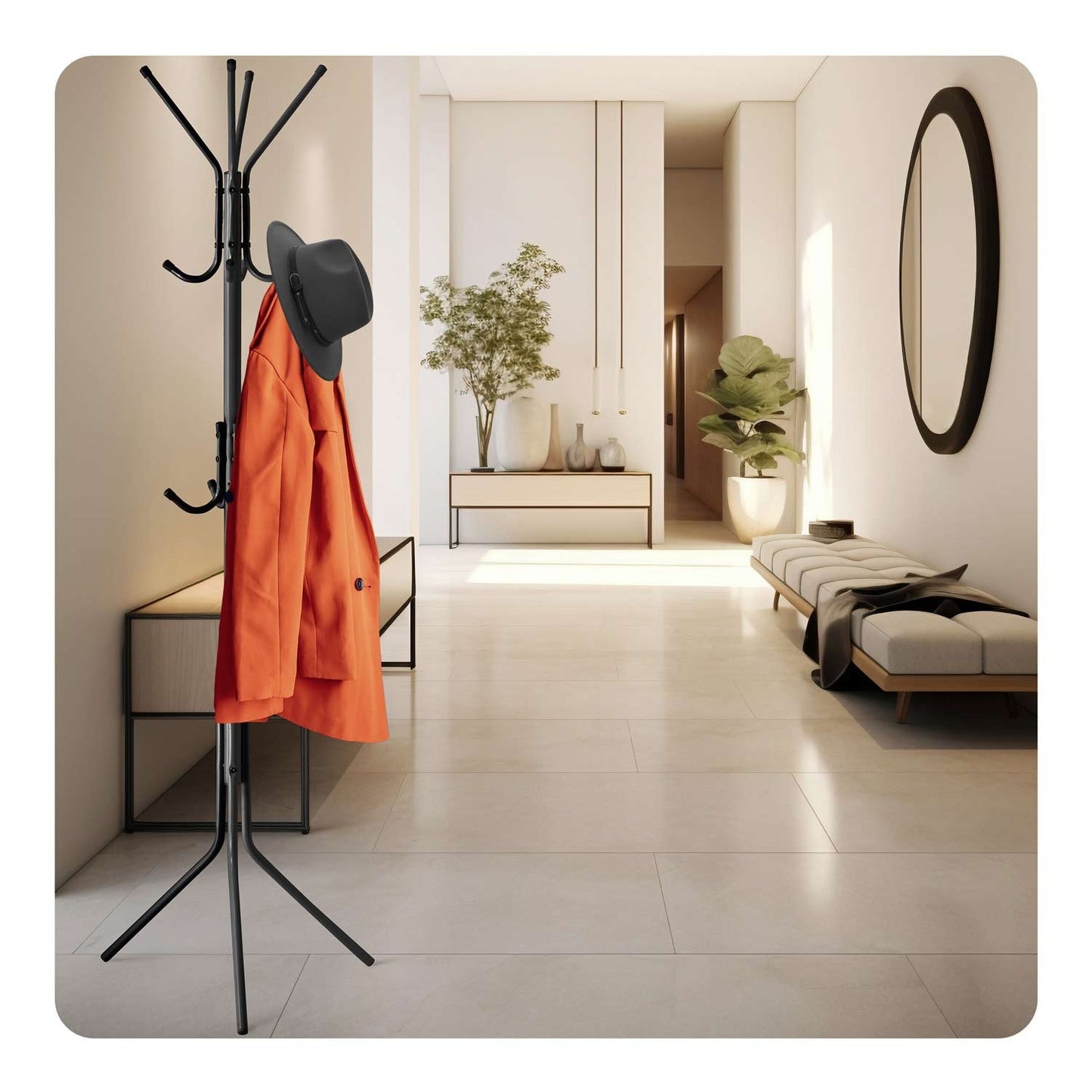 Freestanding Clothes Hanger Massido 684200