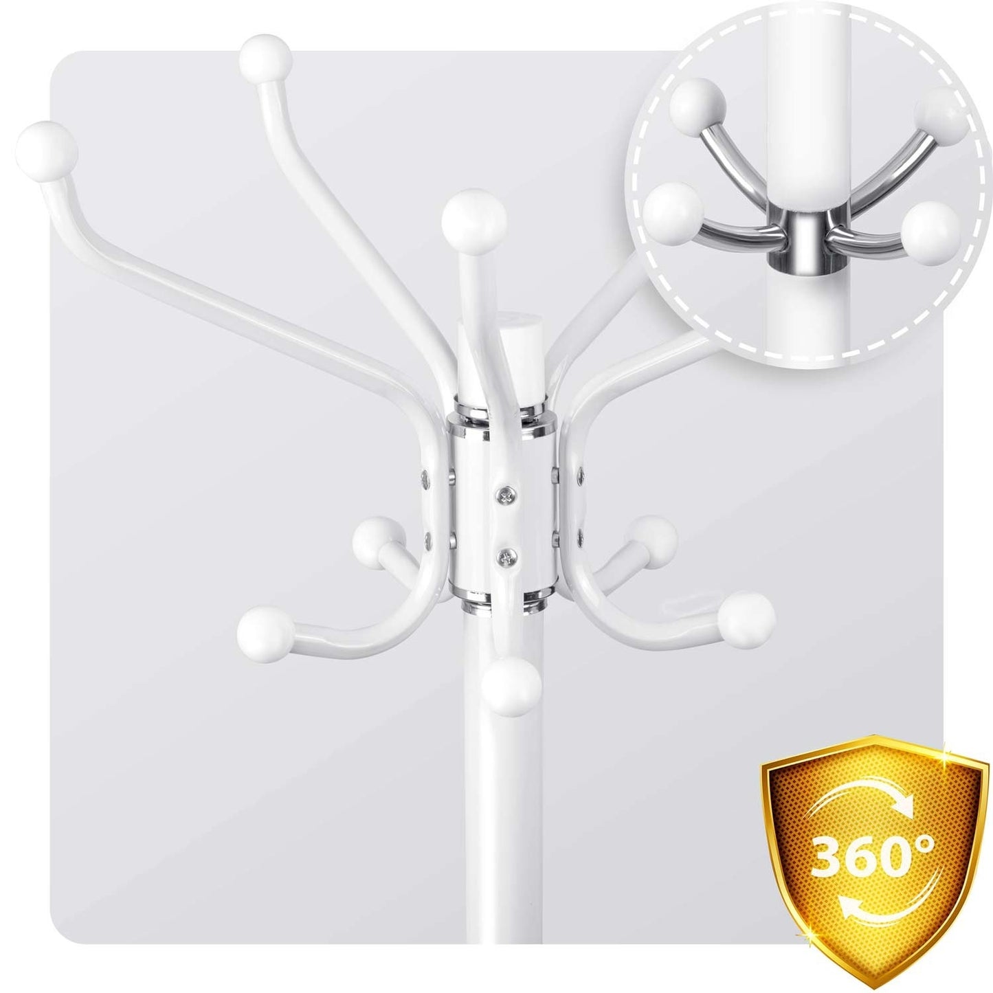 Freestanding clothes hanger with marble base Massido 684101