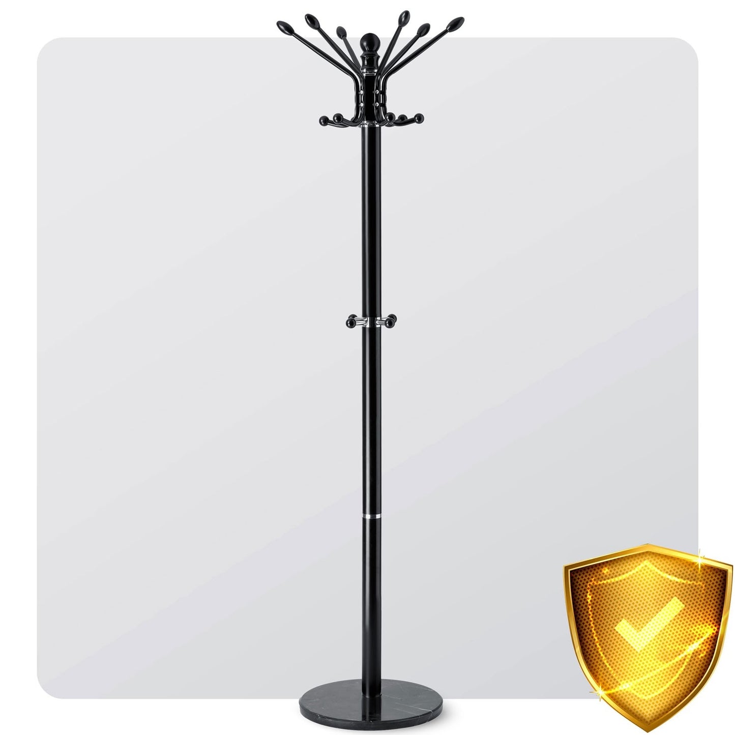 Freestanding clothes hanger with marble base Massido 684300