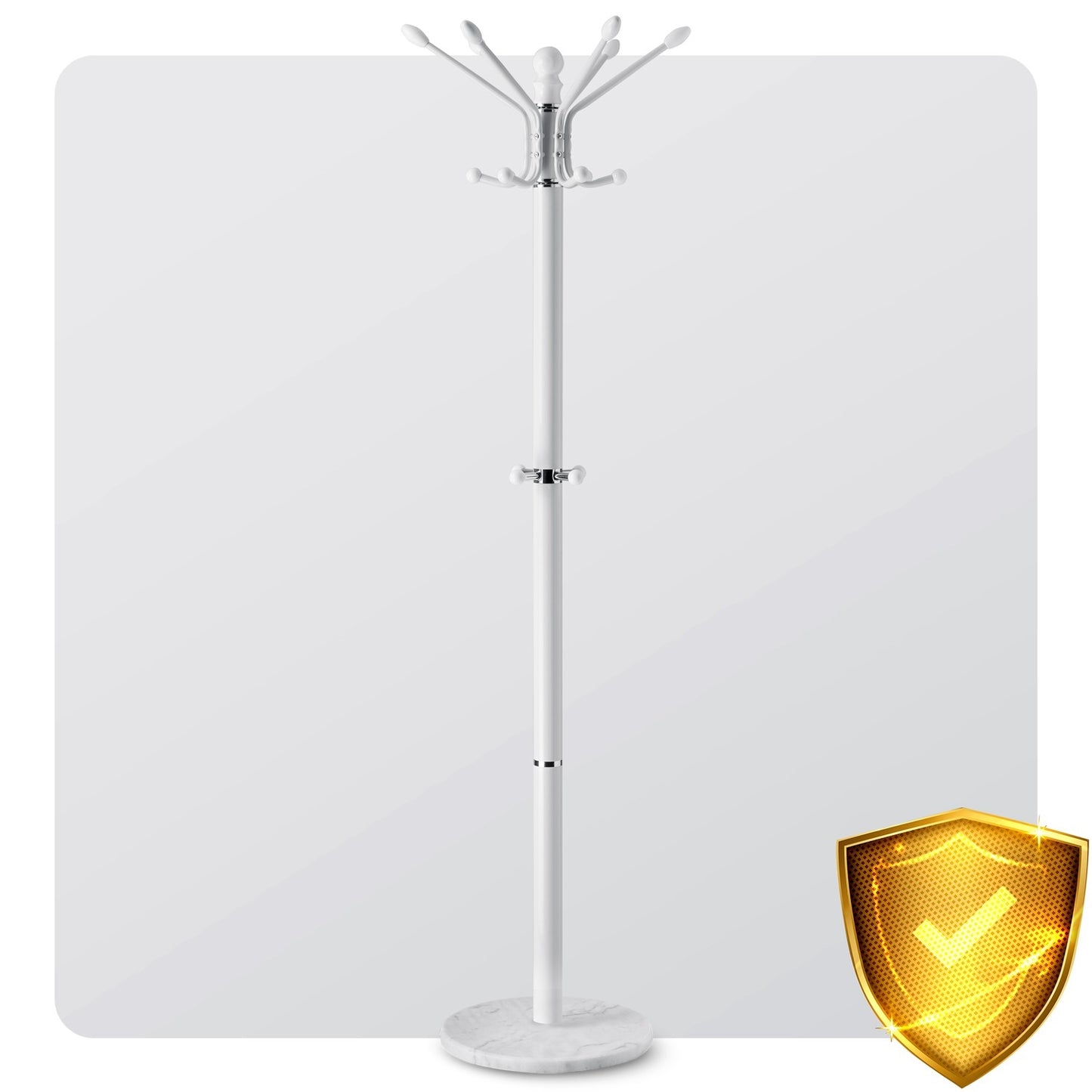 Freestanding clothes hanger with marble base Massido 684301