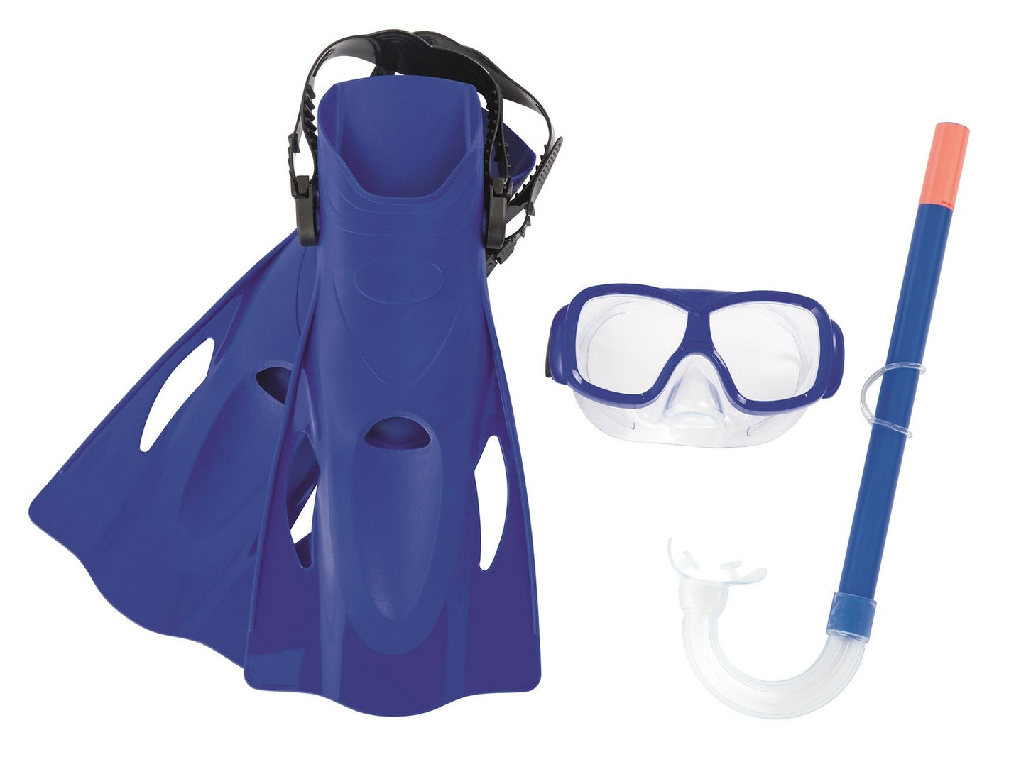 Freestyle Snorkel diving set mask + snorkel + fins Bestway 25019 blue
