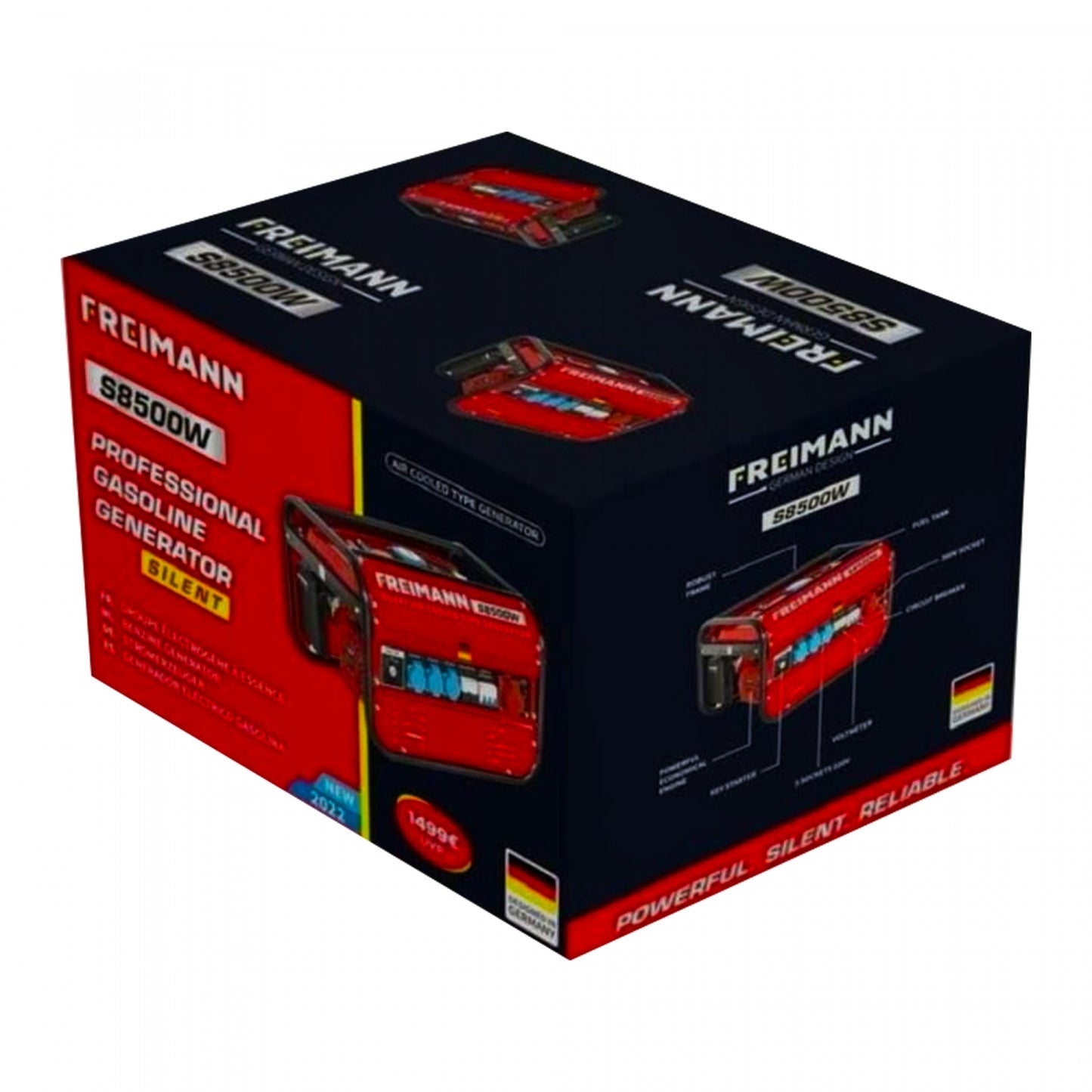 Freimann FM-S8500W: Air Cooled Professional Gasoline Generator