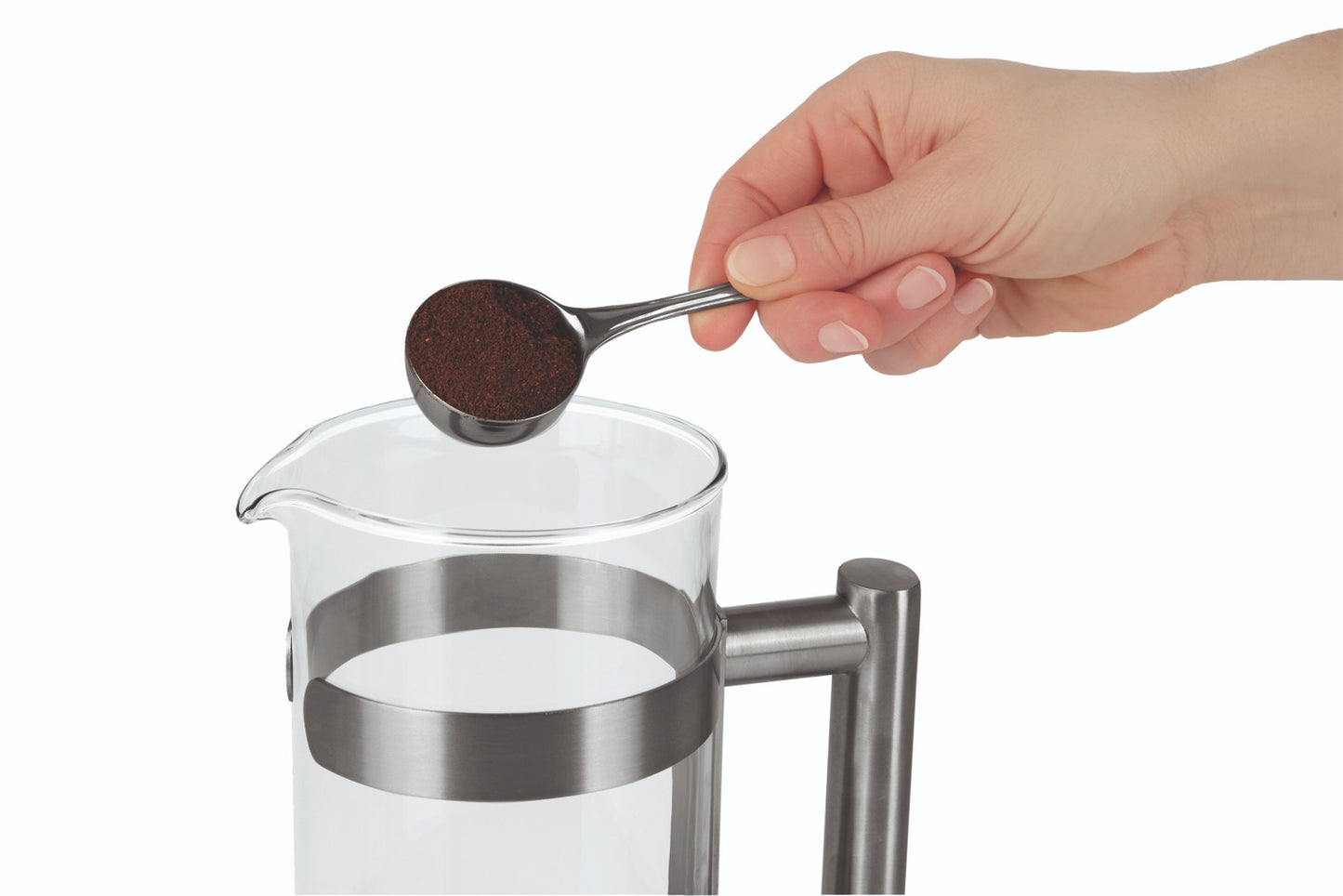 French Press Coffee Maker, 1L Heat-Resistant Glass