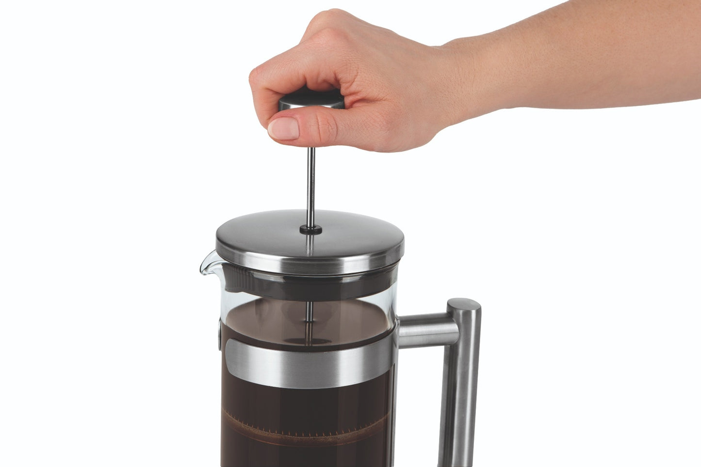French Press Coffee Maker, 1L Heat-Resistant Glass