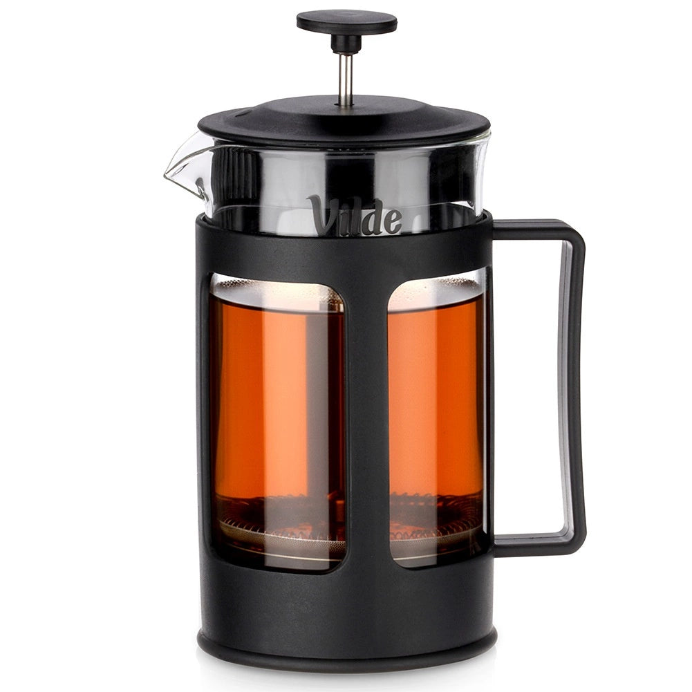 French Press Coffee Maker, 600 ml Glass