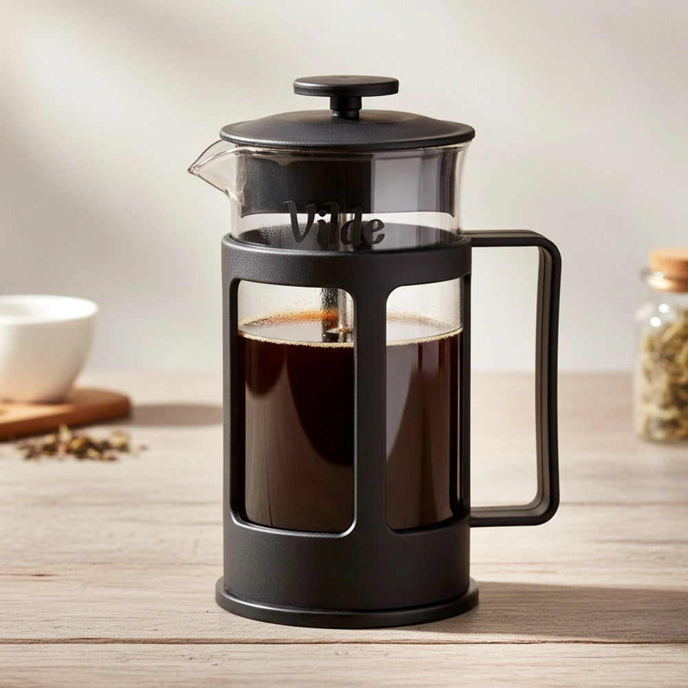 French Press Coffee Maker, Glass, 350 ml