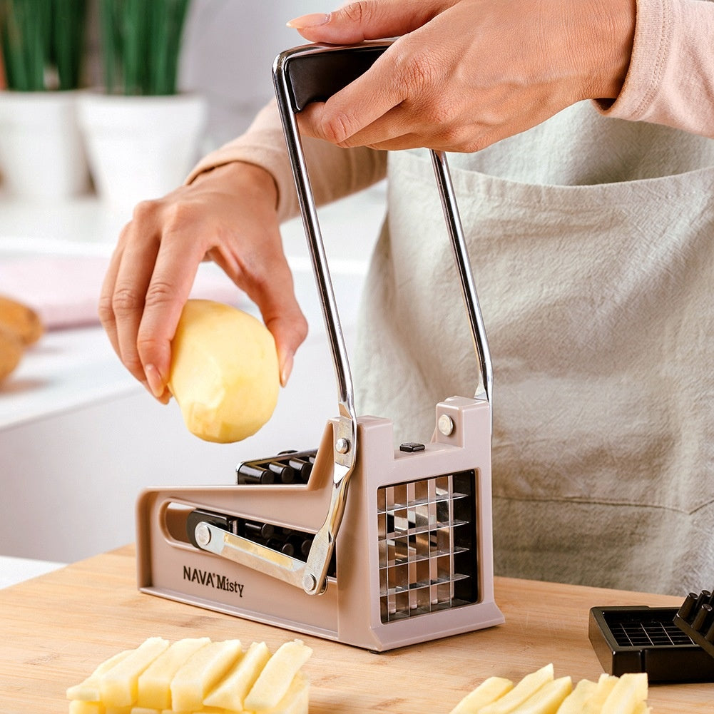 French fries cutter, steel, replaceable blades, MISTY, 23.5 cm