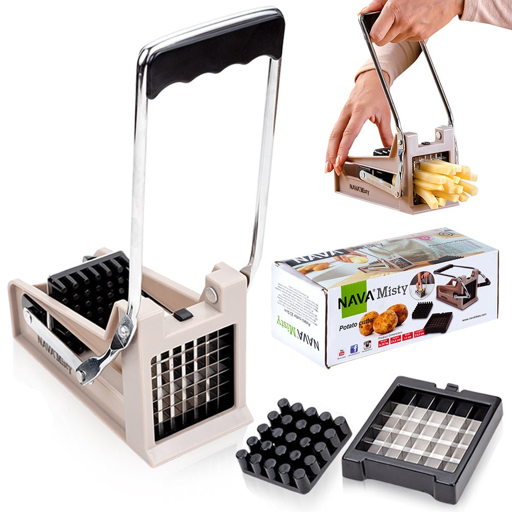 French fries cutter, steel, replaceable blades, MISTY, 23.5 cm