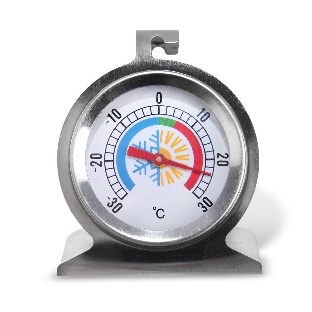 Fridge and freezer thermometer: -30°C to 30°C, hang/stand