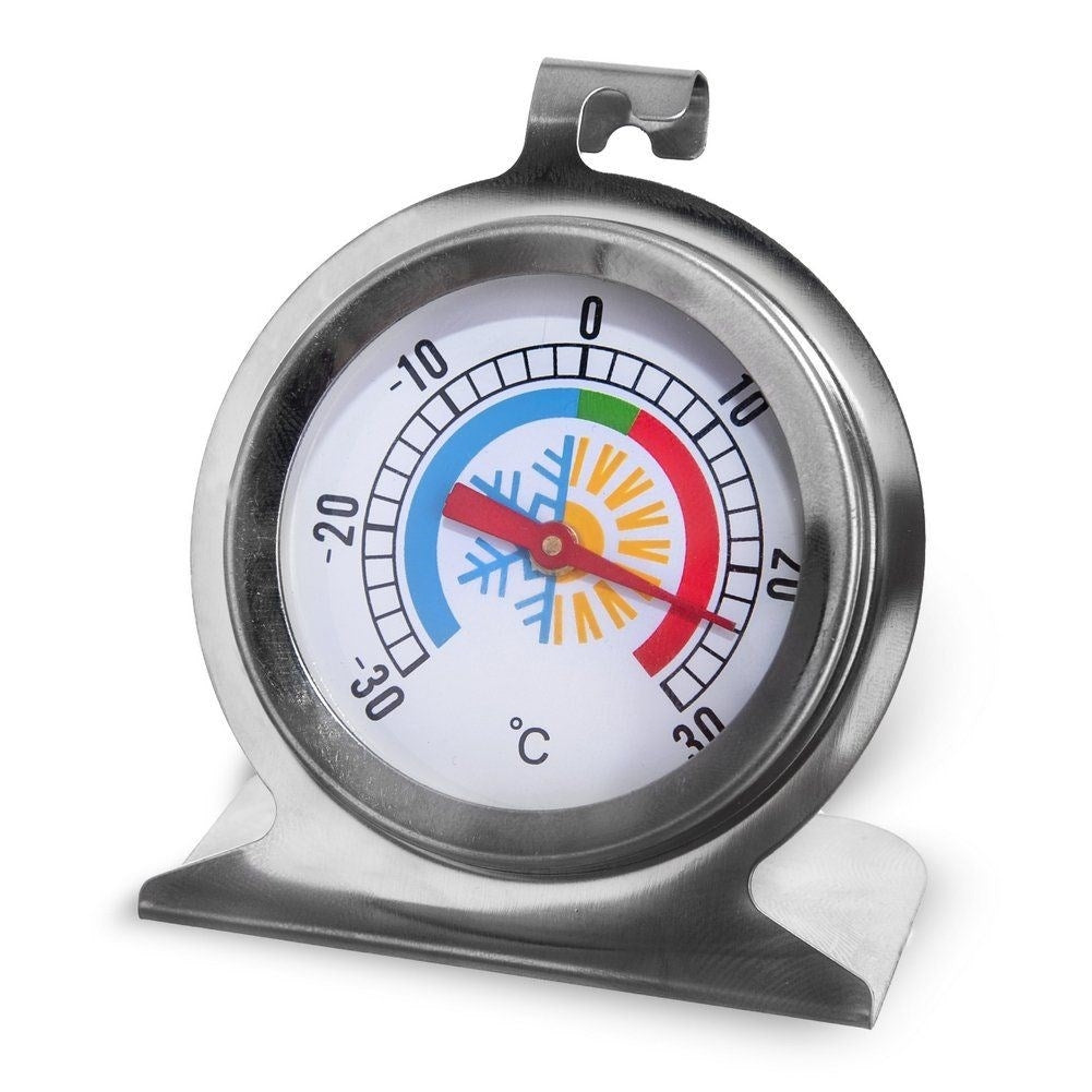Fridge and freezer thermometer: -30°C to 30°C, hang/stand