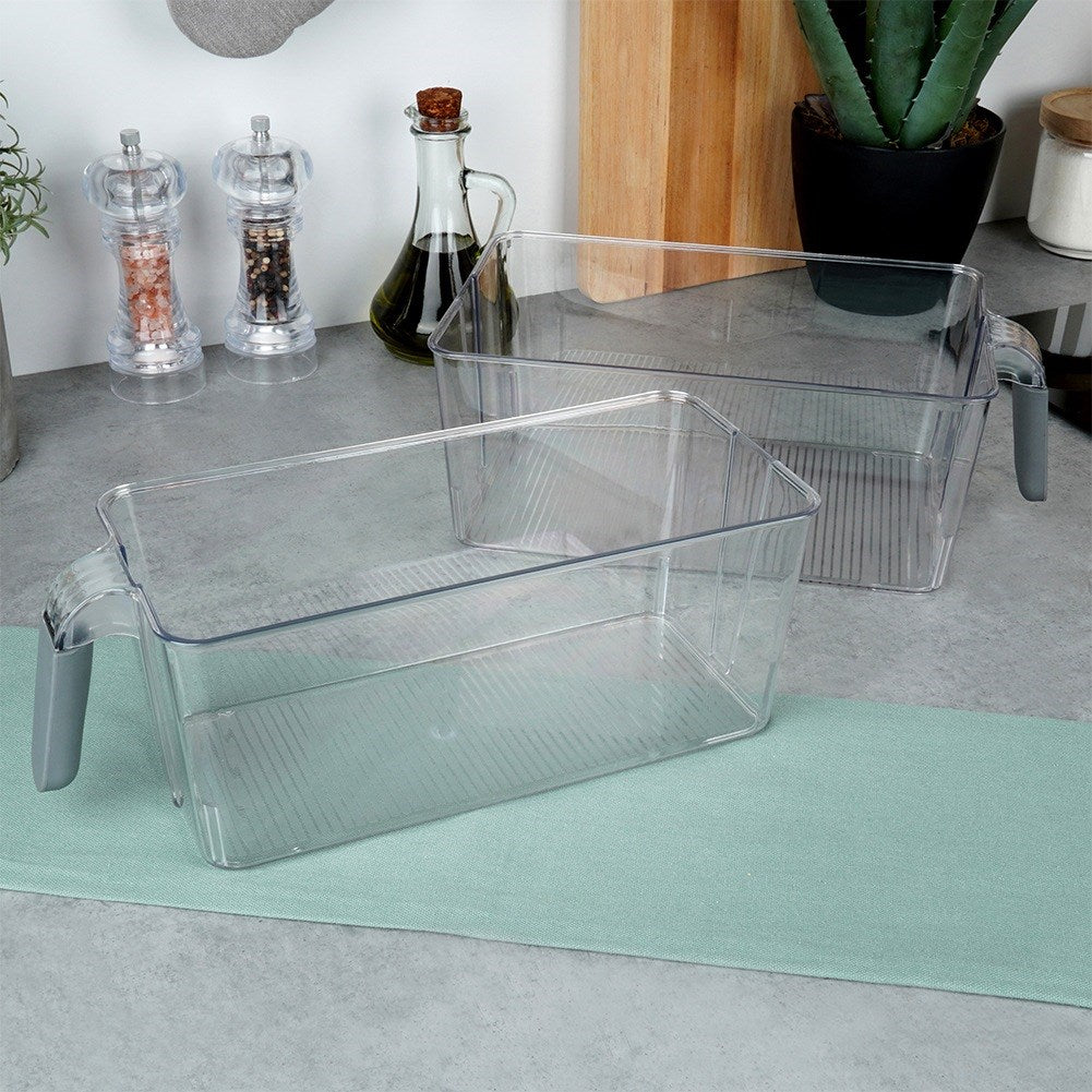 Fridge organizer with handle 30x13x11.5 cm