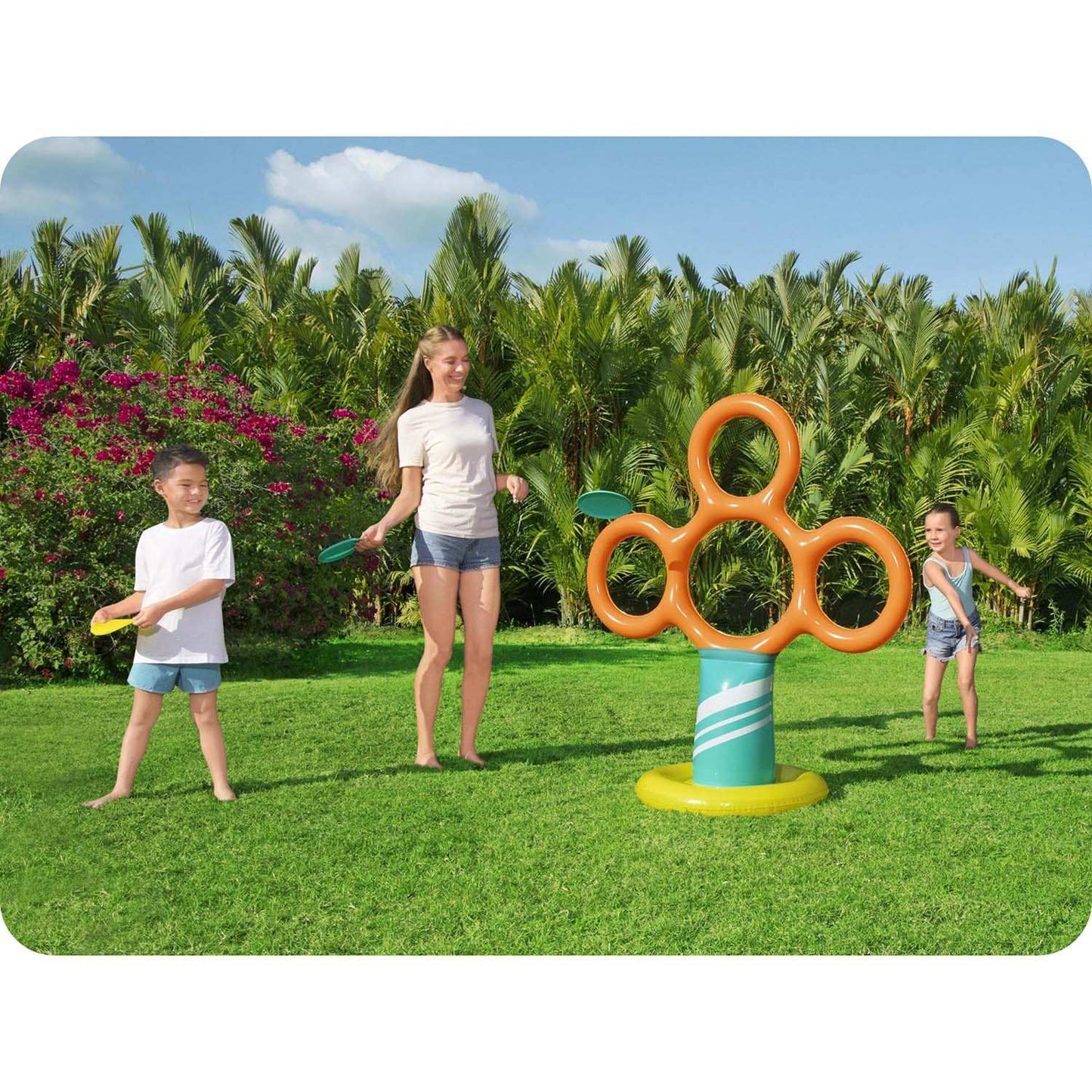 Frisbee stand with hoops for children Bestawy