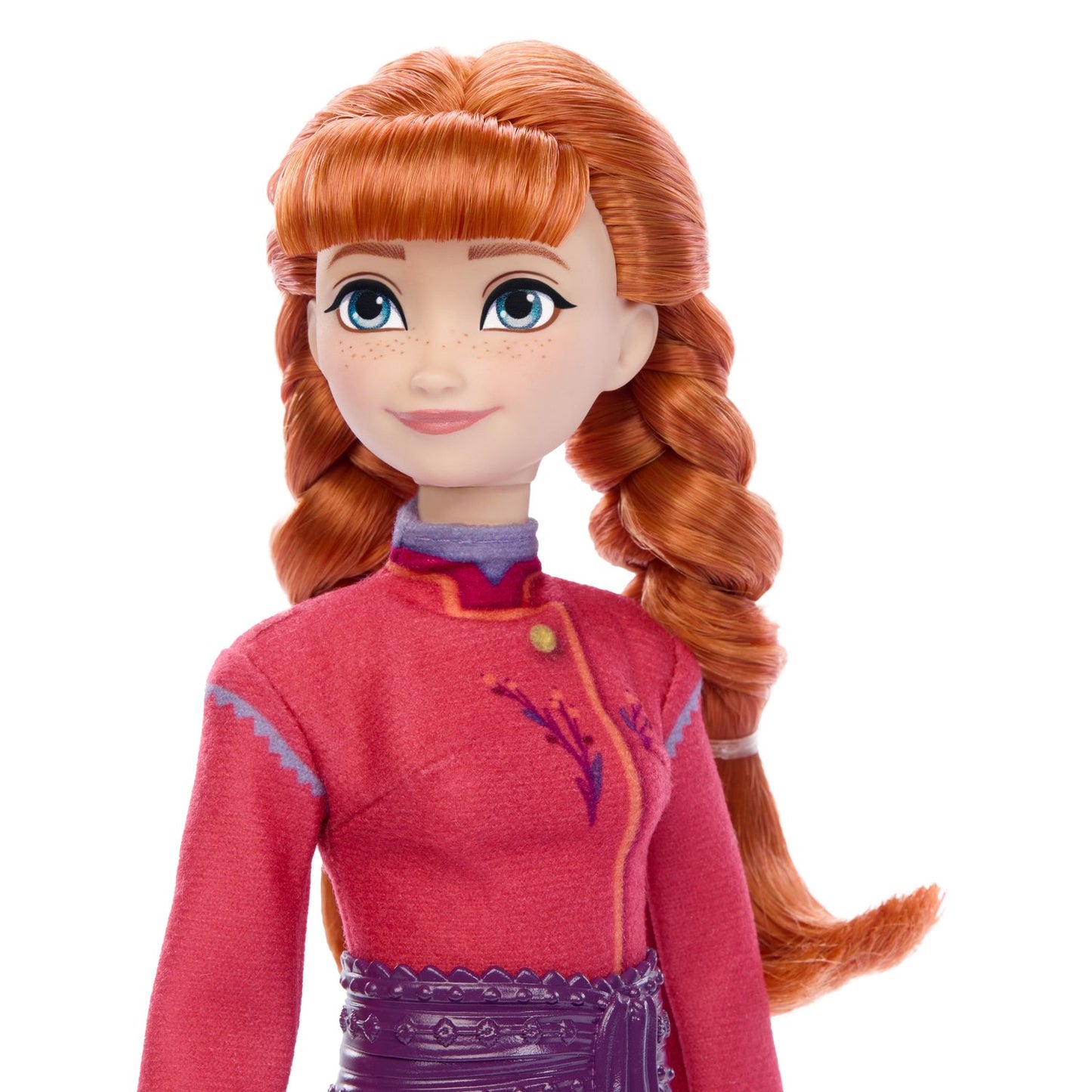 Frozen Anna Doll & Baby Wolf Playset with Accessories