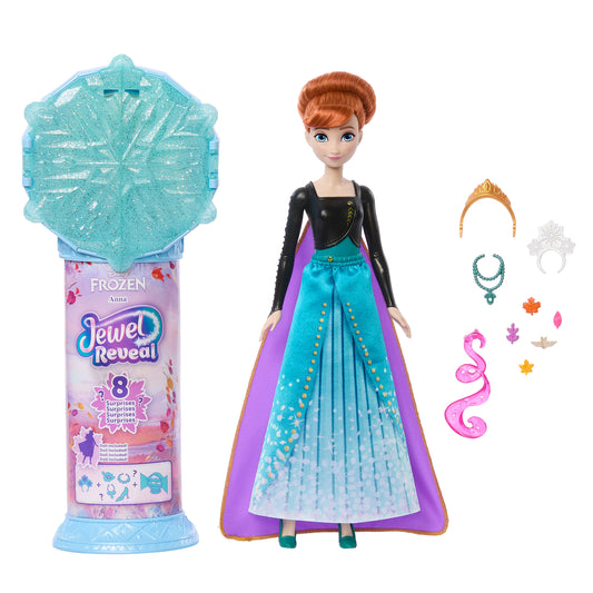 Frozen Anna Doll Set with Wand, Jewelry, and Accessories