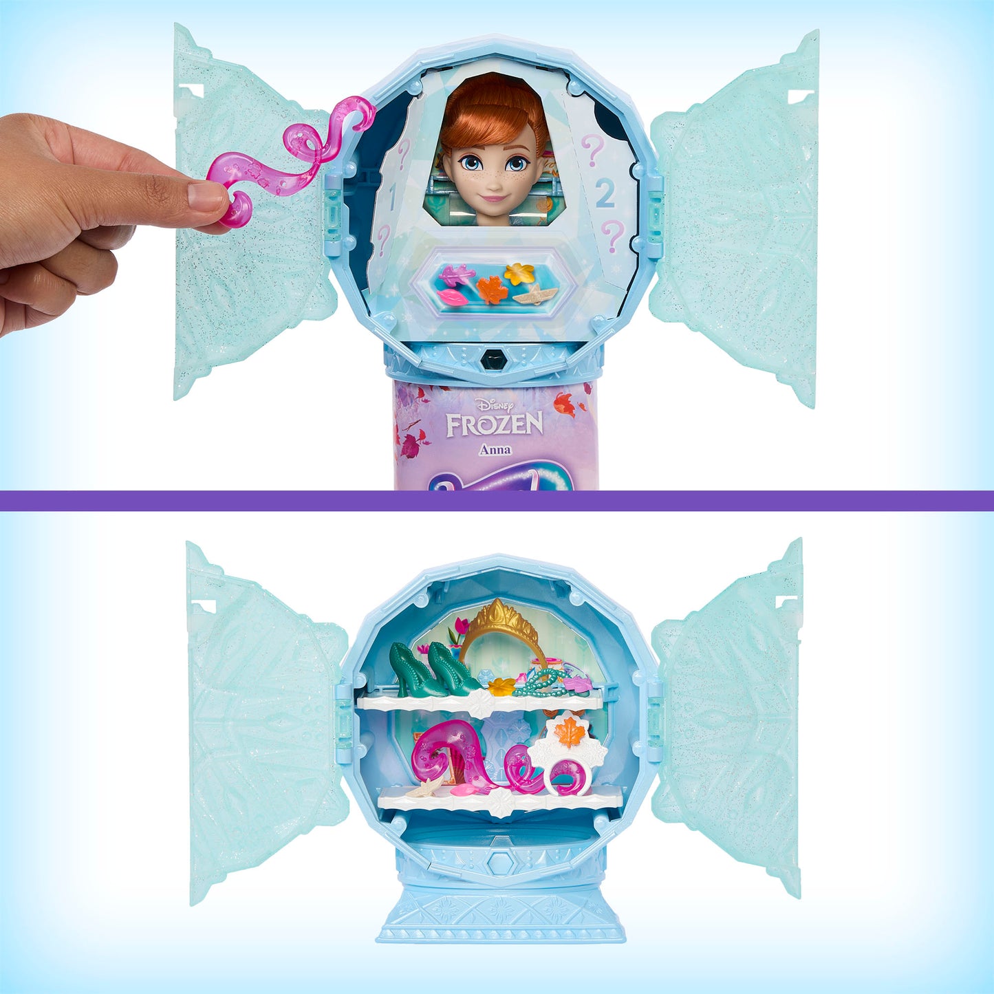 Frozen Anna Doll Set with Wand, Jewelry, and Accessories