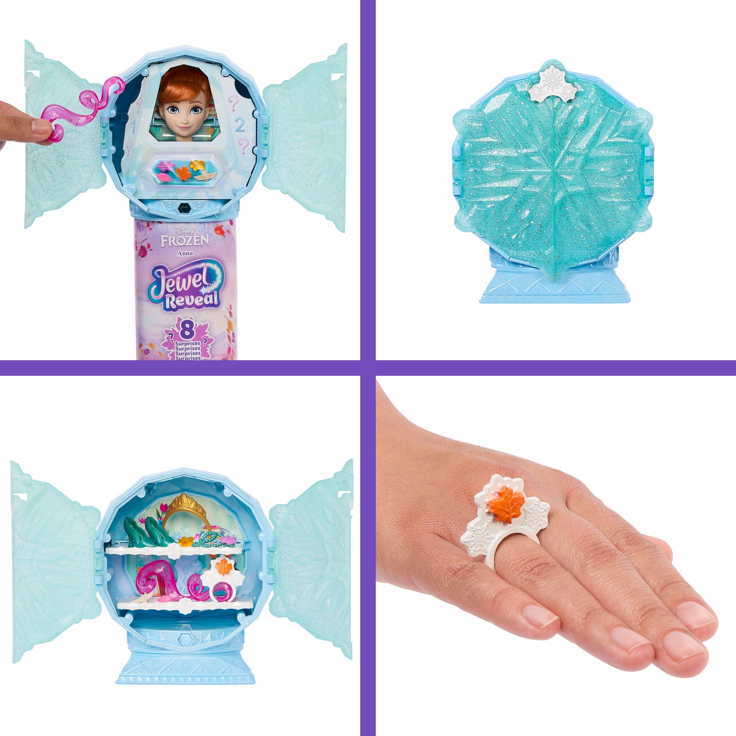 Frozen Anna Doll Set with Wand, Jewelry, and Accessories