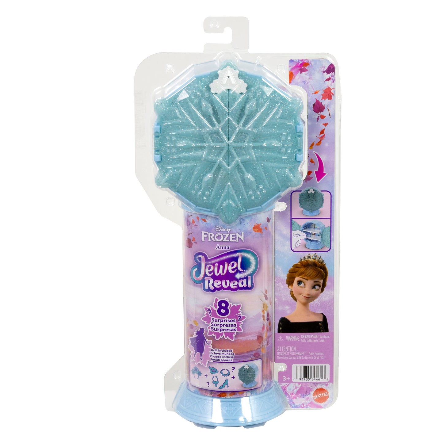 Frozen Anna Doll Set with Wand, Jewelry, and Accessories