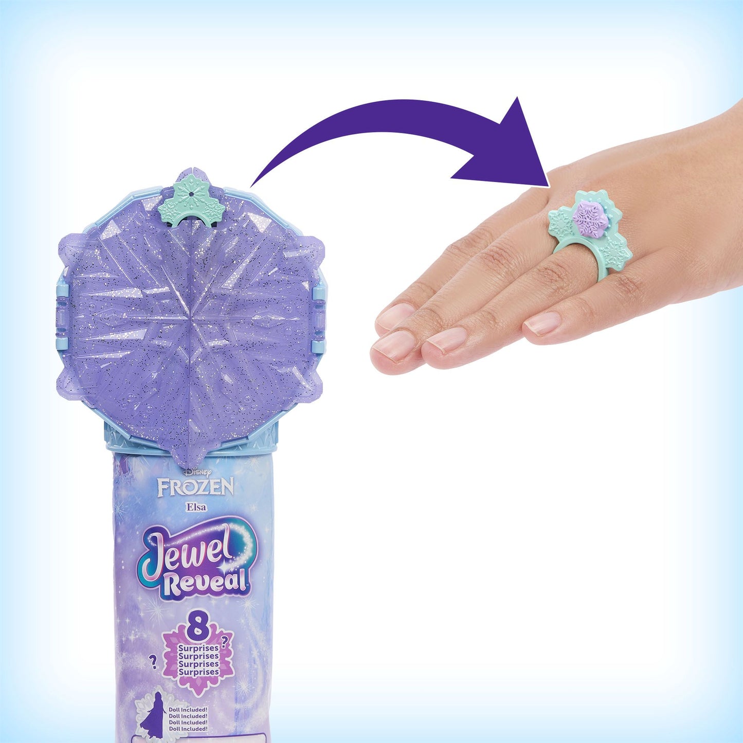 Frozen Elsa Reveal Wand with Jewelry and Doll Set