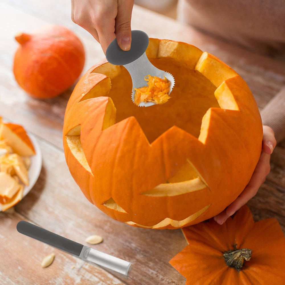 Fruit and vegetable stoners, pumpkin, 4 pcs.