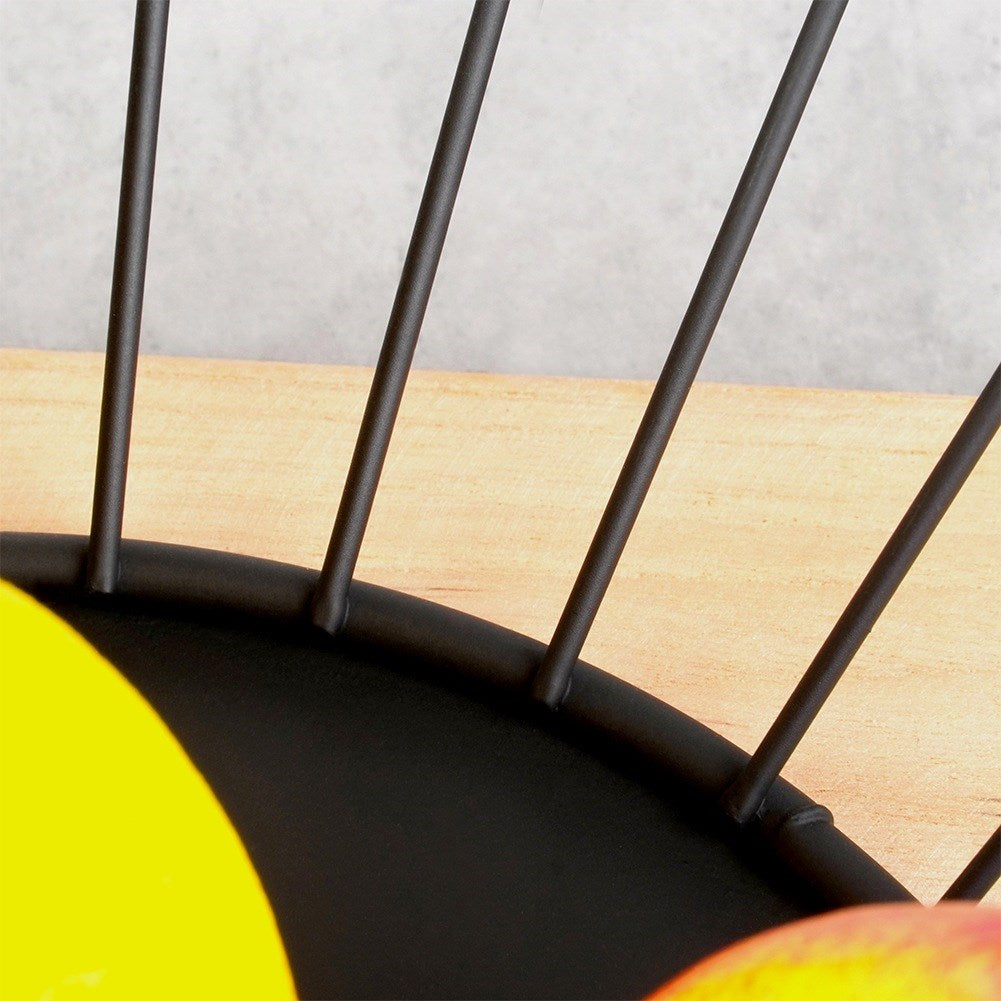 Fruit basket metal black MISTY 28 cm