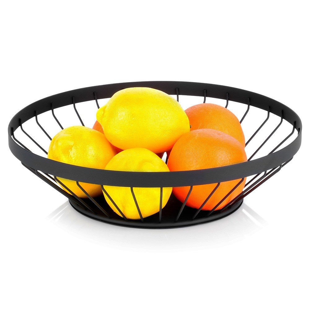 Fruit basket metal black MISTY 28 cm