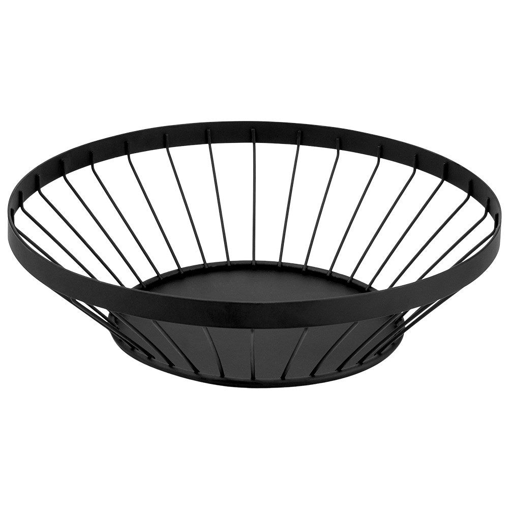 Fruit basket metal black MISTY 28 cm