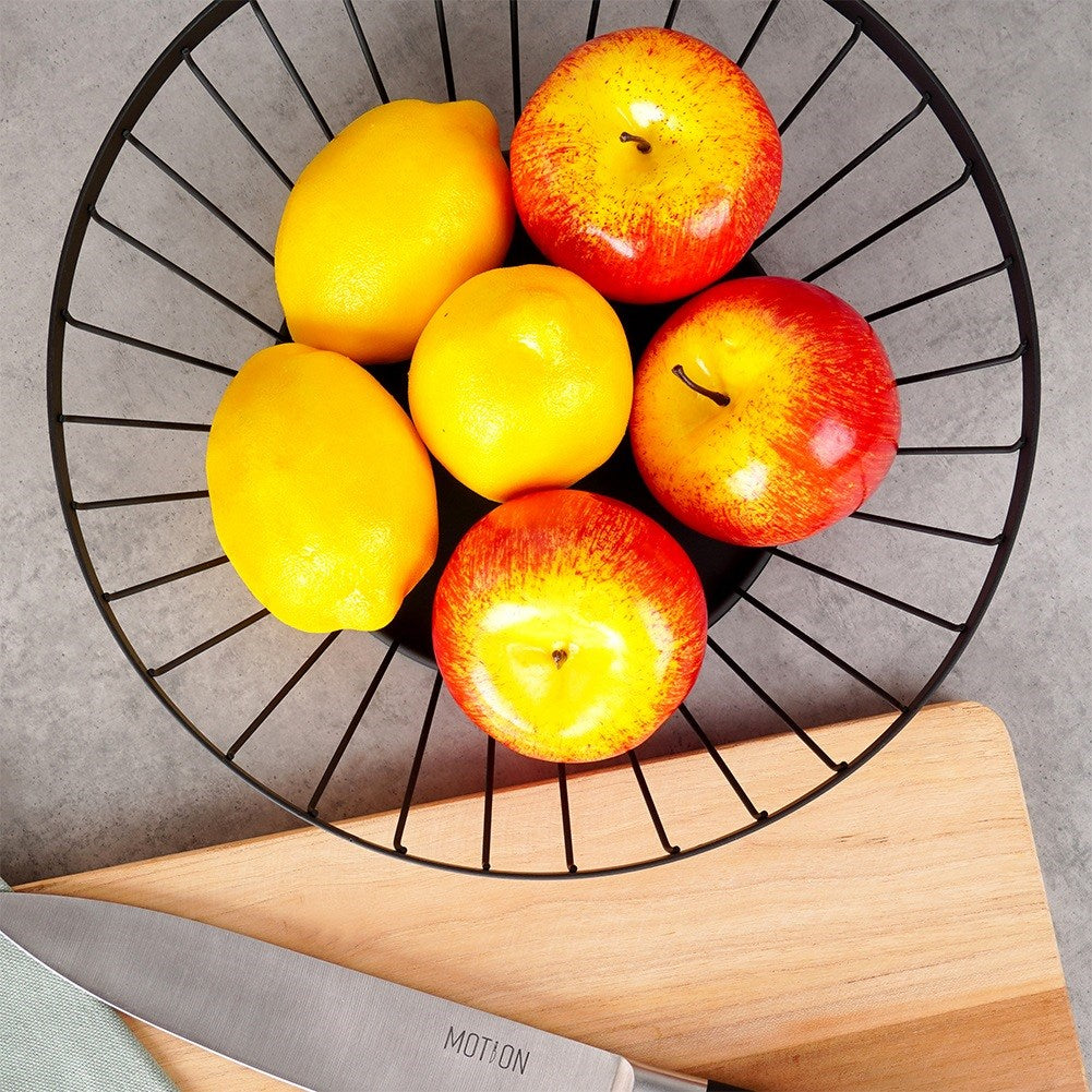Fruit basket metal black MISTY 28 cm